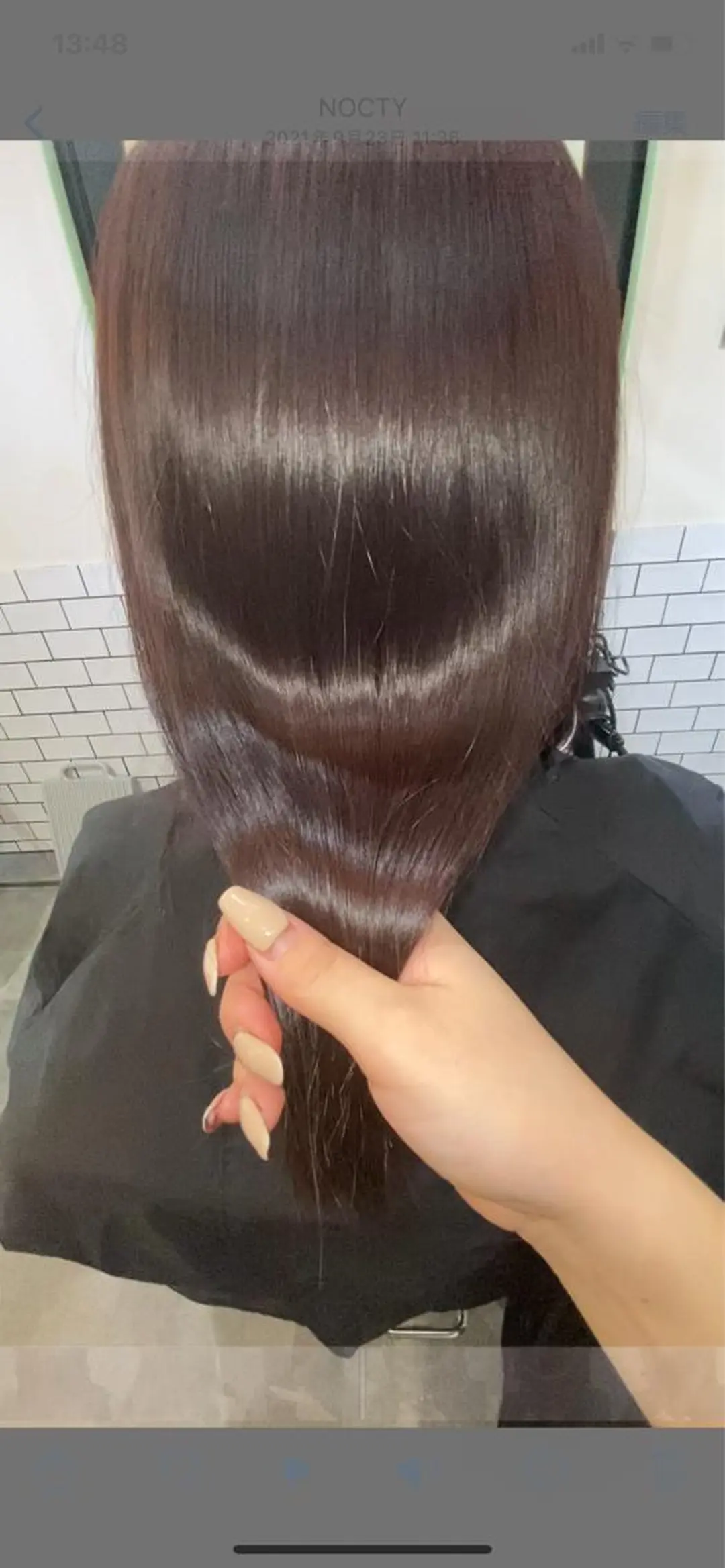 ミディアム 髪質改善 トリートメント トリートメント 美髪✨髪質改善 &艶カラーmanaeのヘアスタイル