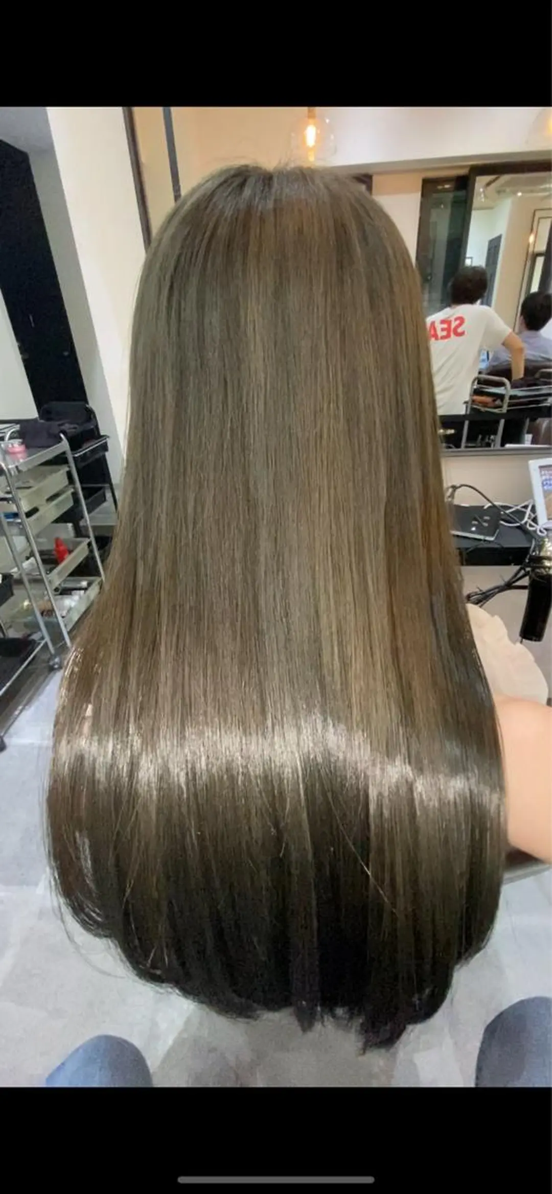 ミディアム 髪質改善 トリートメント カット ヘアカラー トリートメント 美髪✨髪質改善 &艶カラーmanaeのヘアスタイル