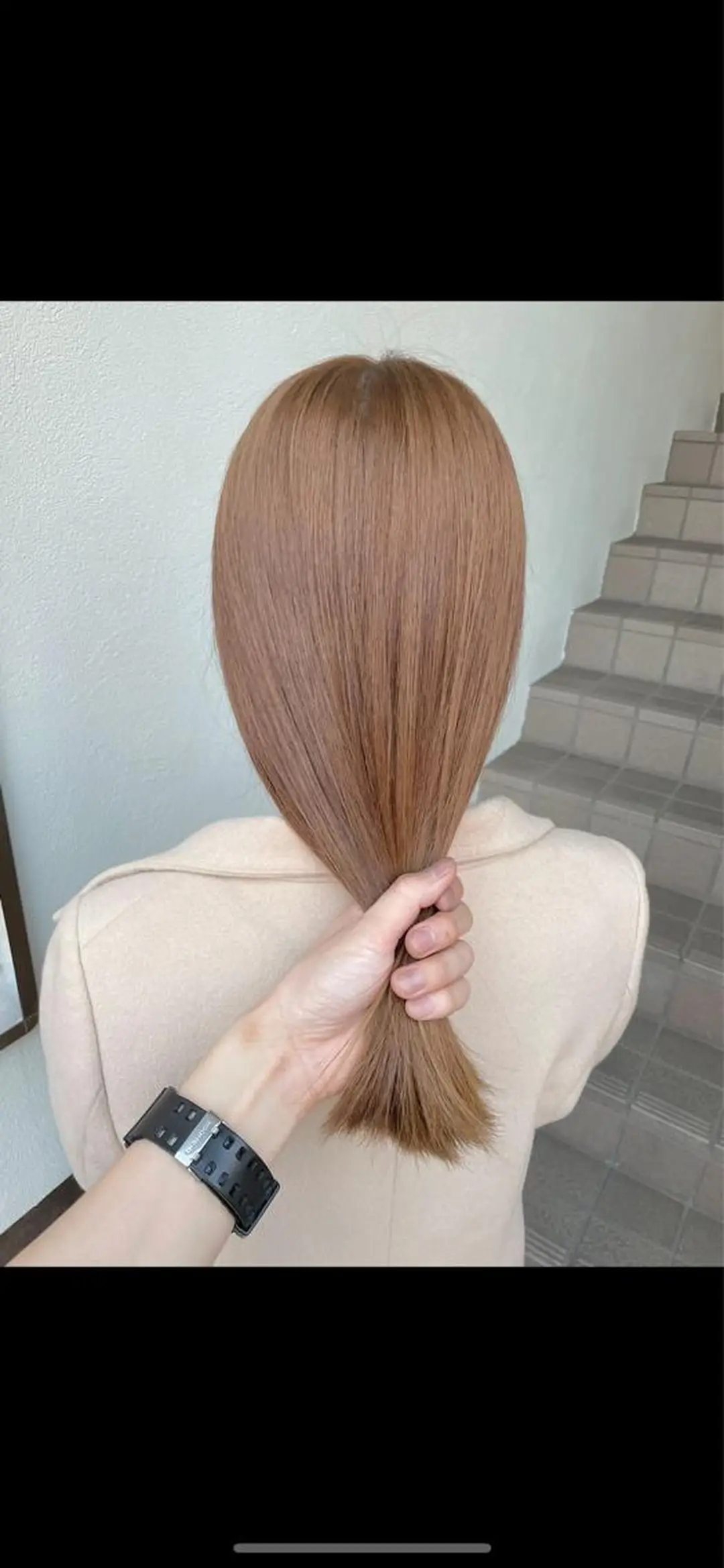ロング カット 縮毛矯正 トリートメント BLOOM石橋阪大前 髪質改善/ブリーチのヘアスタイル