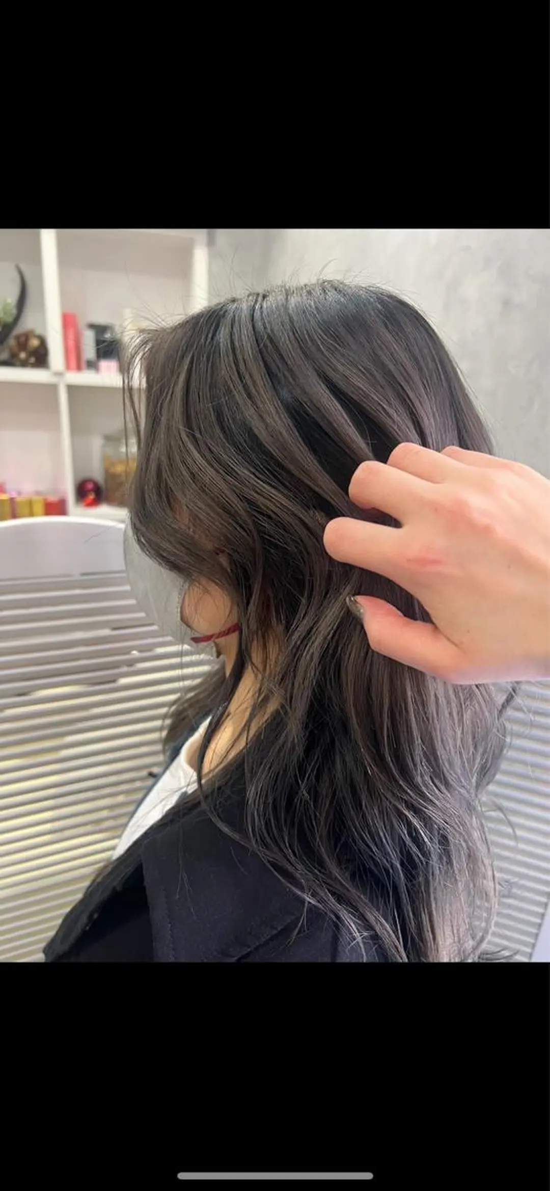 セミロング StellA所属・MIZUKI/町田/ ハイトーンカラーのヘアスタイル