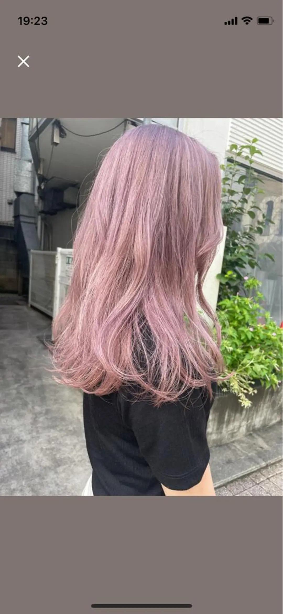 セミロング カラー ヘアカラー トリートメント ヘッドスパ ヘアセット 小顔ショート✨️ RIEのヘアスタイル
