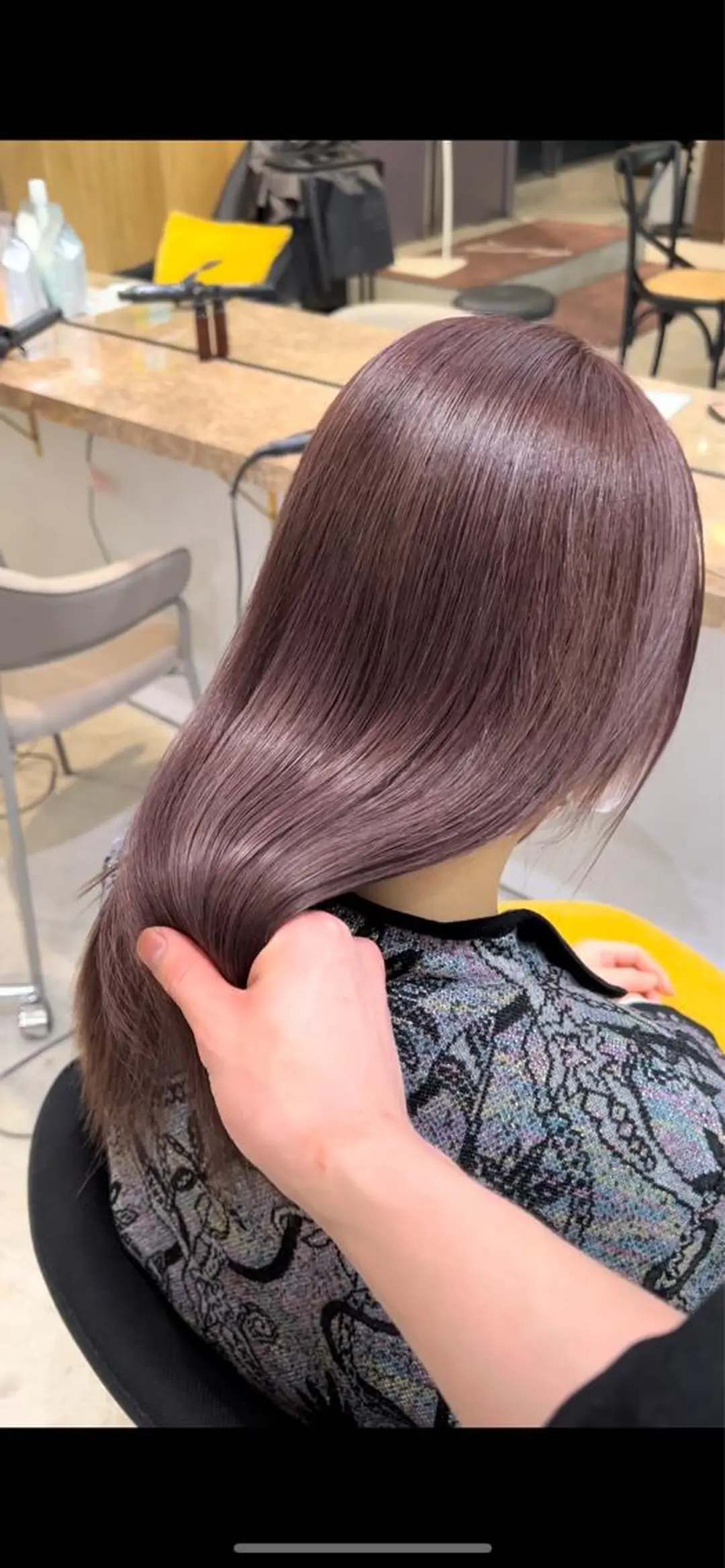 ロング 銀座/前髪顔まわり/ 透明感カラー/danのヘアスタイル