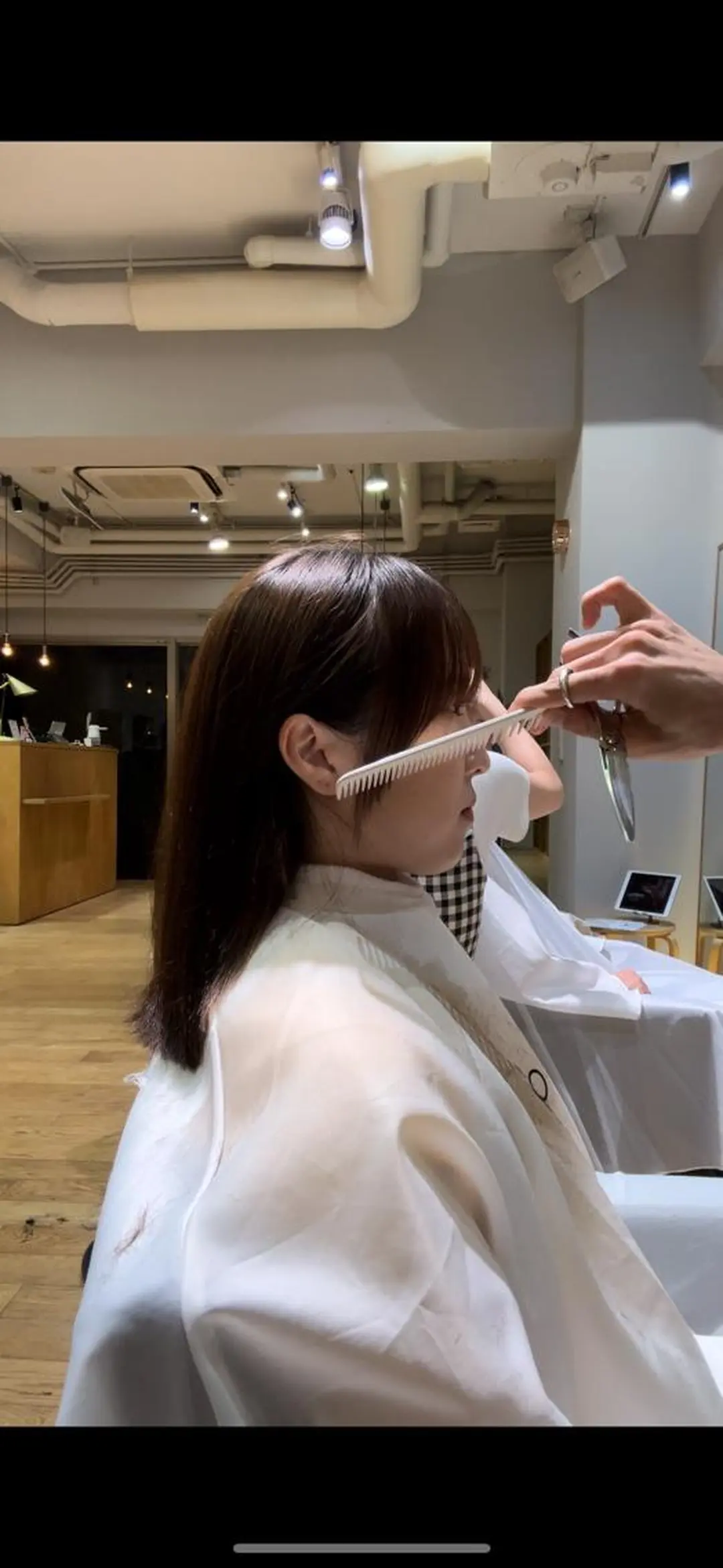 ミディアム カット 似合わせカット /パーマ岡本淳平のヘアスタイル