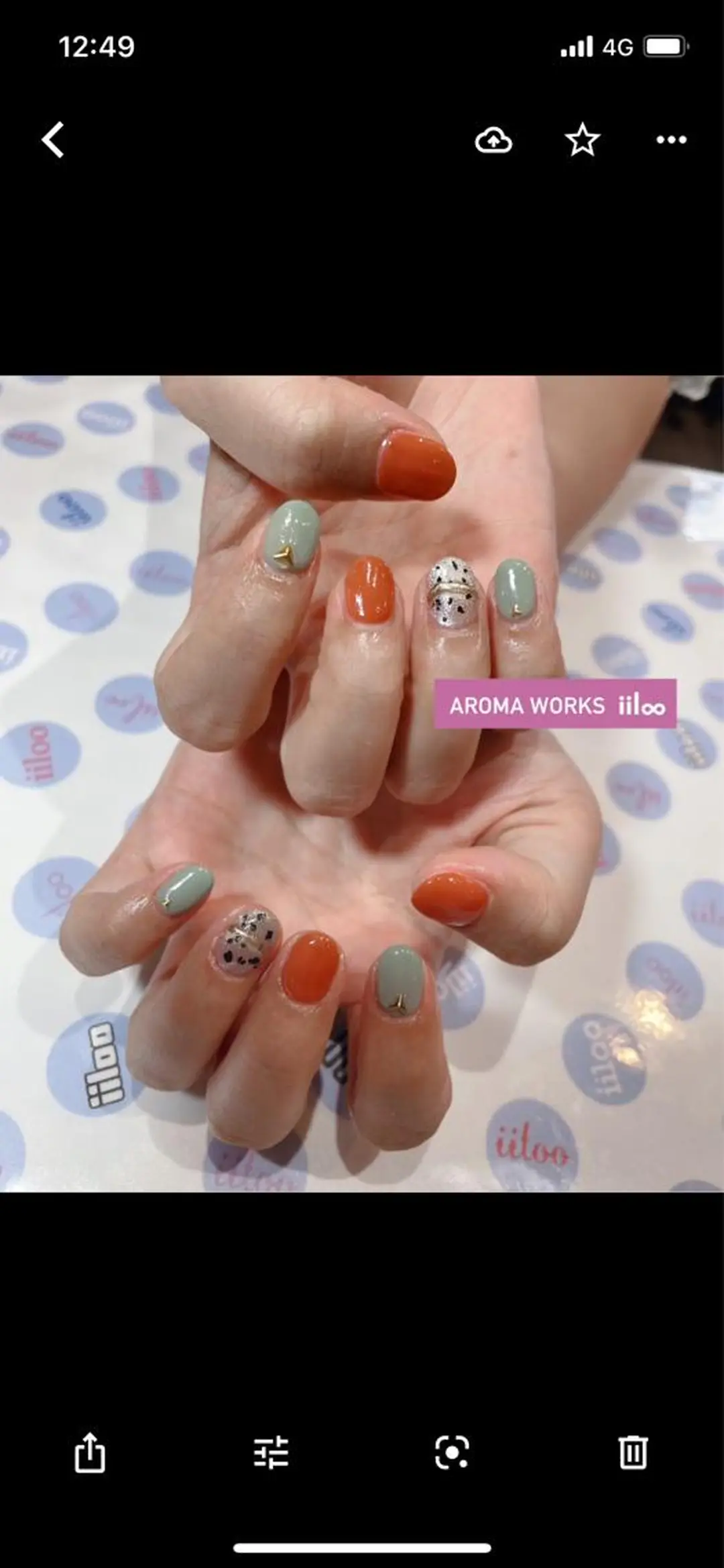 ネイル iiloo aromaworksのネイルデザイン