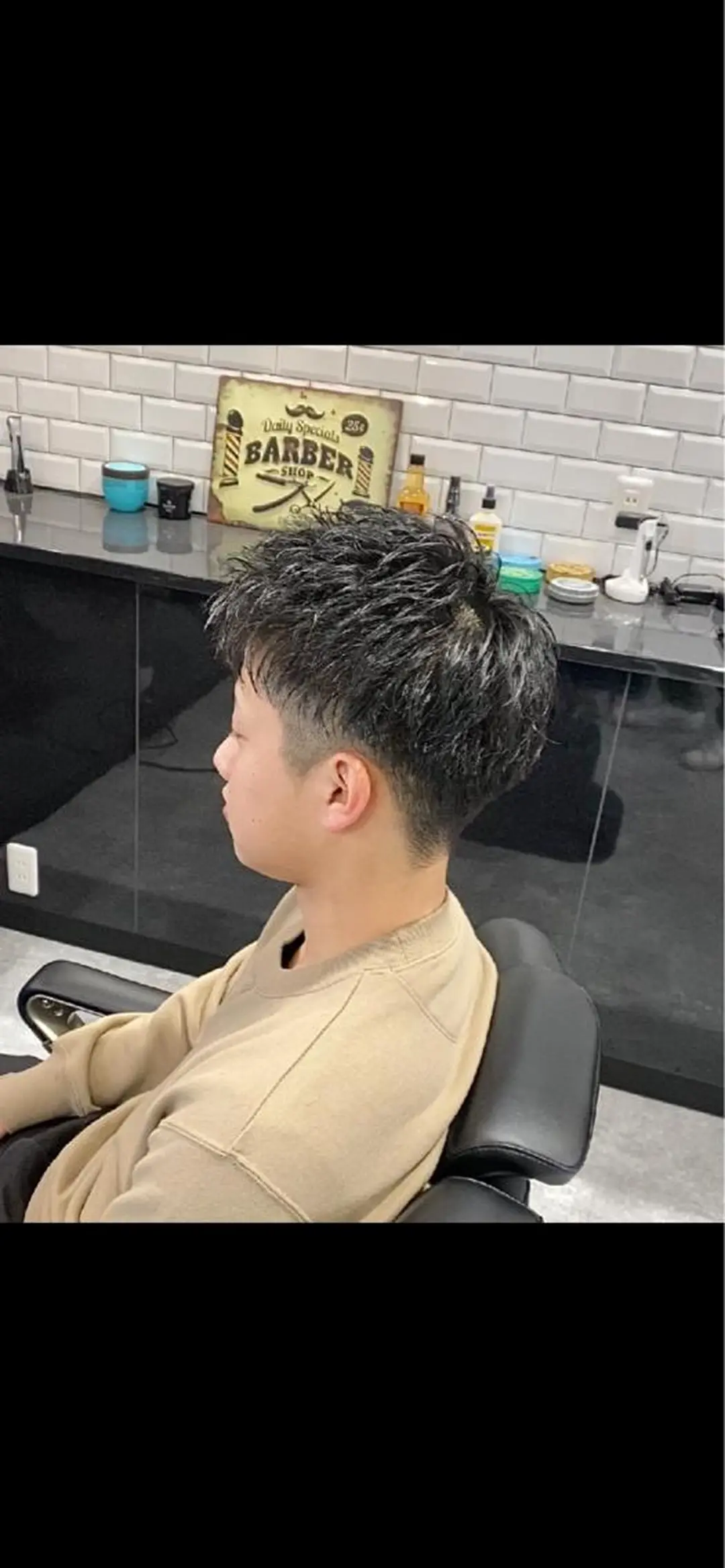 ショート メンズ ショートヘア カット 前田賢生 ご新規様はNGのヘアスタイル