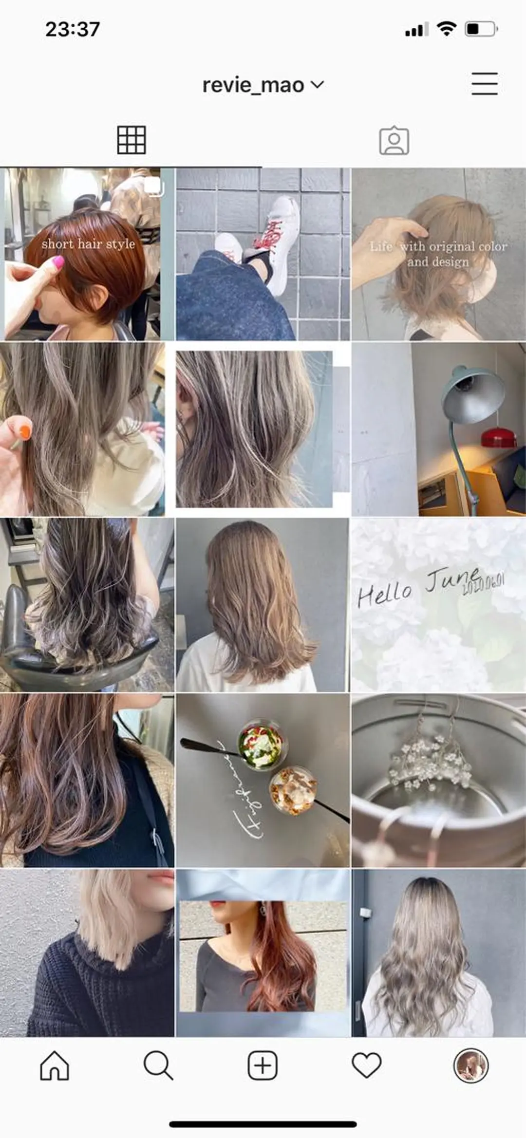 ショート カラー TRUCK トラックのヘアスタイル