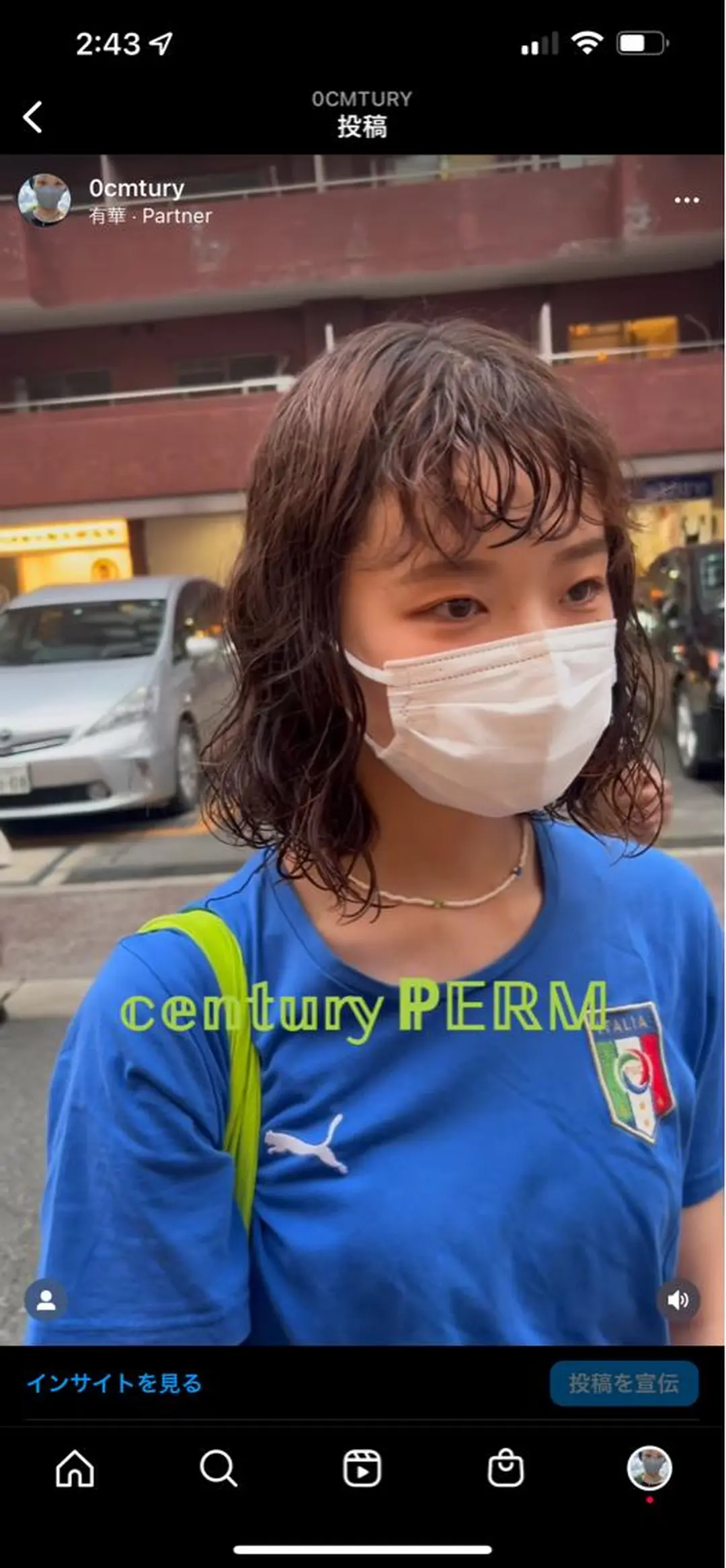 ミディアム ミディアムパーマ zoey kego所属・zoey centuryのヘアスタイル