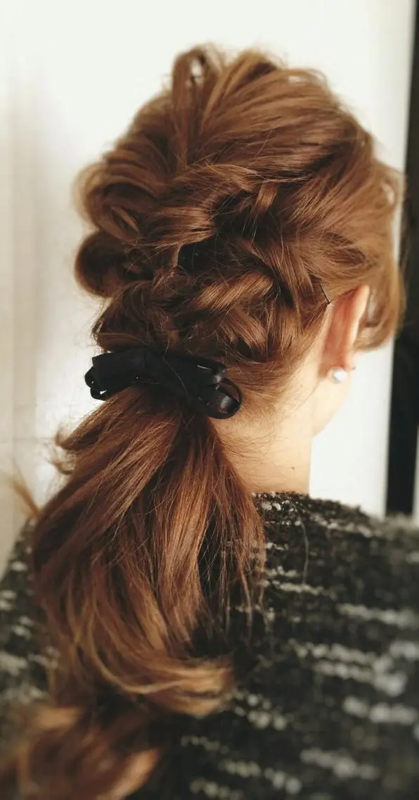 ロング ヘアアレンジ ポニーテール 秋山 幸太のヘアスタイル