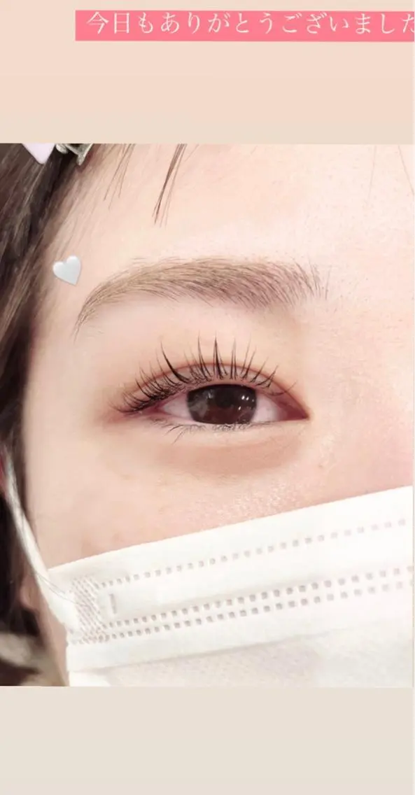 マツエク・マツパ アイブロウ 一重×まつ毛パーマ LELEGANCE eyelashのマツエク・マツパデザイン
