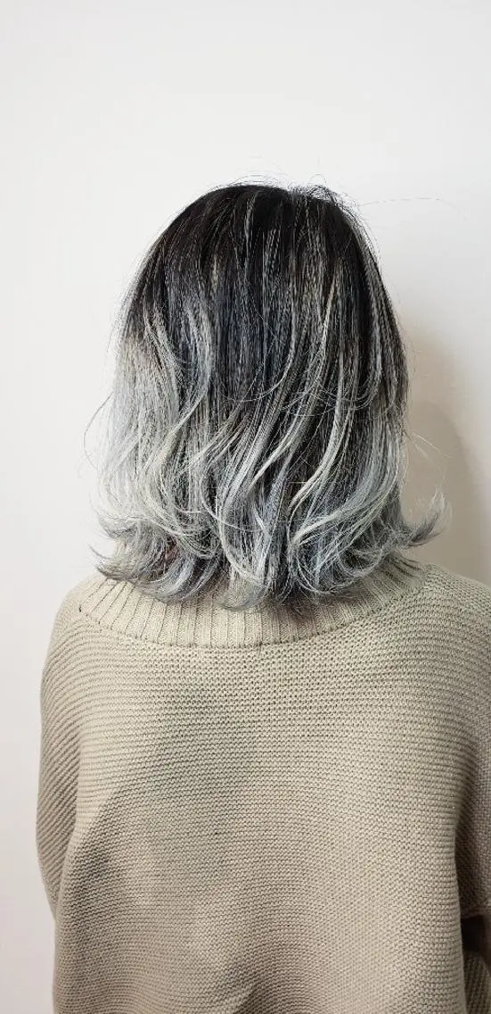 ショート カラー ヘアアレンジ バレイヤージュ レイヤーカット 【髪質改善美容師】t occa茨木篠原健太のヘアスタイル