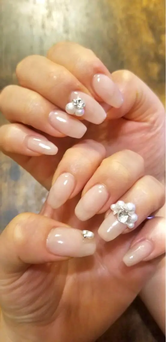 ネイル フラワーネイル ジェルネイル 大理石ネイル(マーブル) ニュアンスネイル シンプルネイル nail salon amanoのネイルデザイン