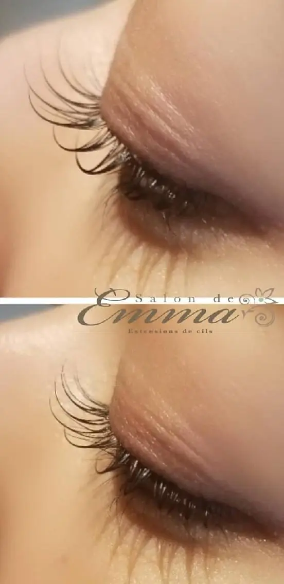 マツエク・マツパ パリジェンヌラッシュリフト EMMA plus．のマツエク・マツパデザイン