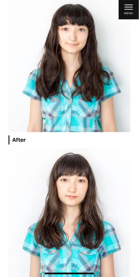 ロング カット ヘアカラー トリートメント ヘッドスパ ヘアセット オリーブ カラー✨有坂映哉のヘアスタイル