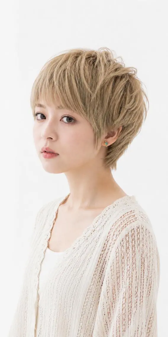 ショート カラー ブリーチ カット ヘアカラー ダメージレス コバヤシ ヒロヒトのその他イメージ