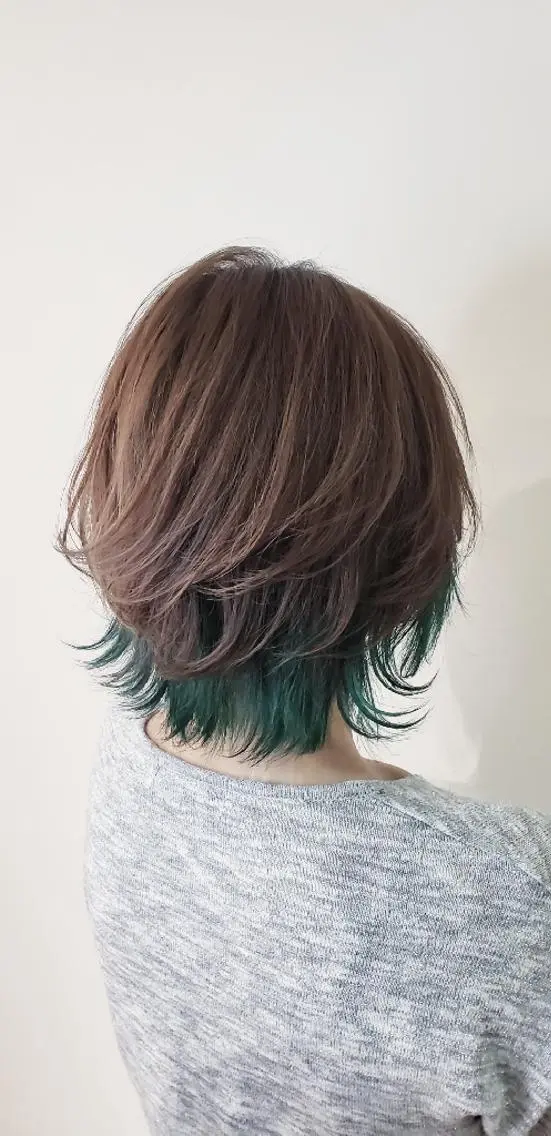 ショート カラー ヘアアレンジ インナーカラー 【髪質改善美容師】t occa茨木篠原健太のヘアスタイル