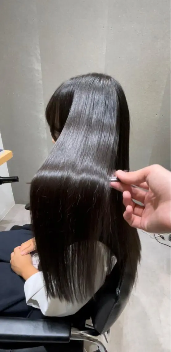 ミディアム 髪質改善 トリートメント 酸熱トリートメント 髪質改善ヘアケア 艶髪特化/上田のヘアスタイル