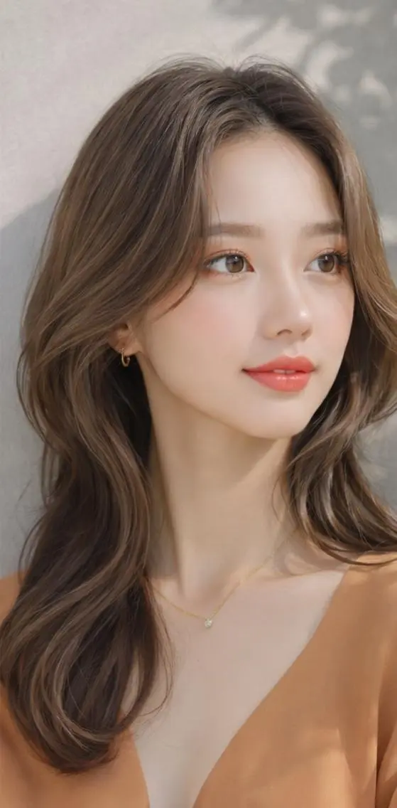ロング パーマ レイヤーカット ロング 髪質改善ストレート ＊くわのヘアスタイル