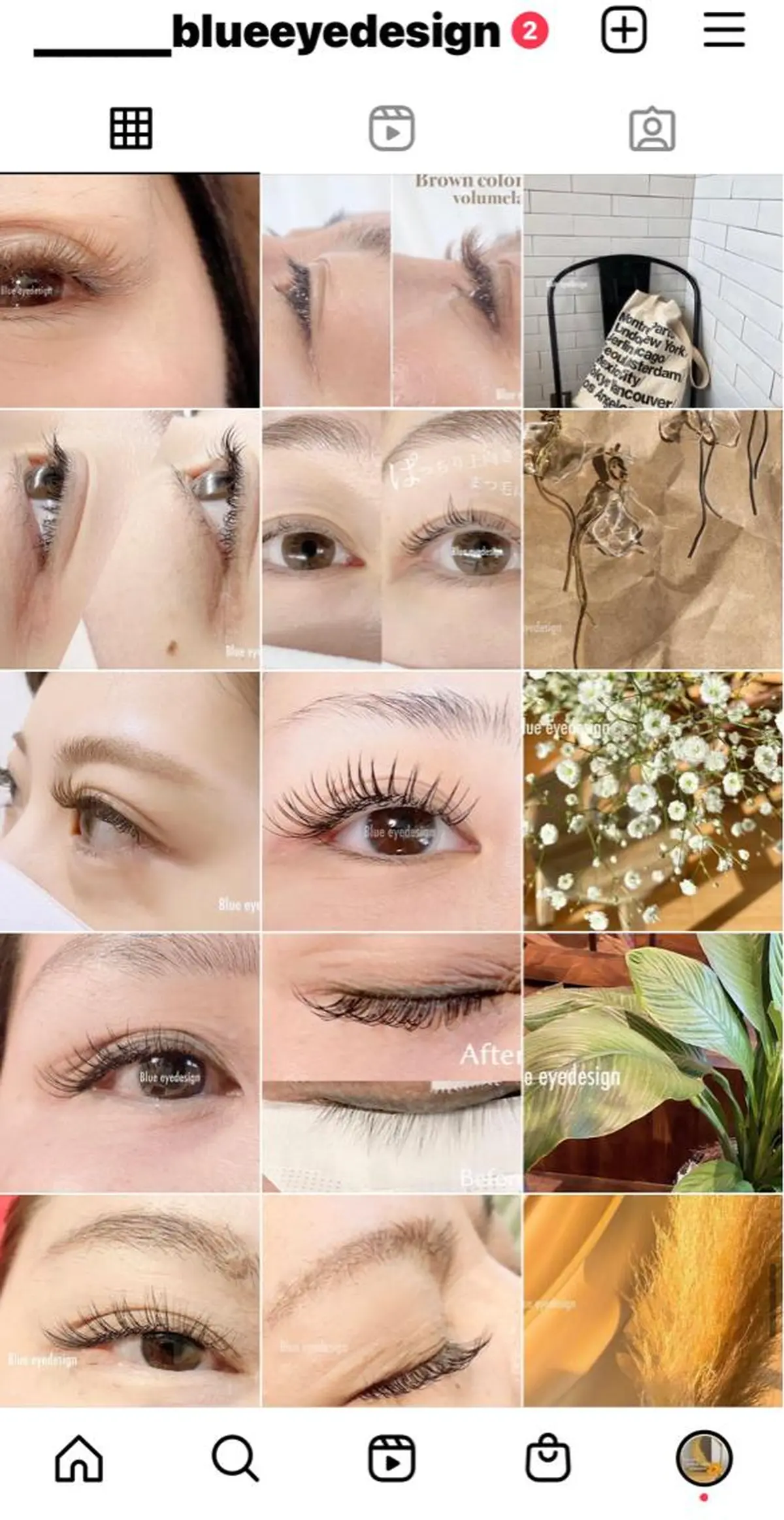 マツエク・マツパ パリジェンヌラッシュリフト Blue_eyedesign所属・個室まつげサロン 越谷　aoiのマツエク・マツパデザイン