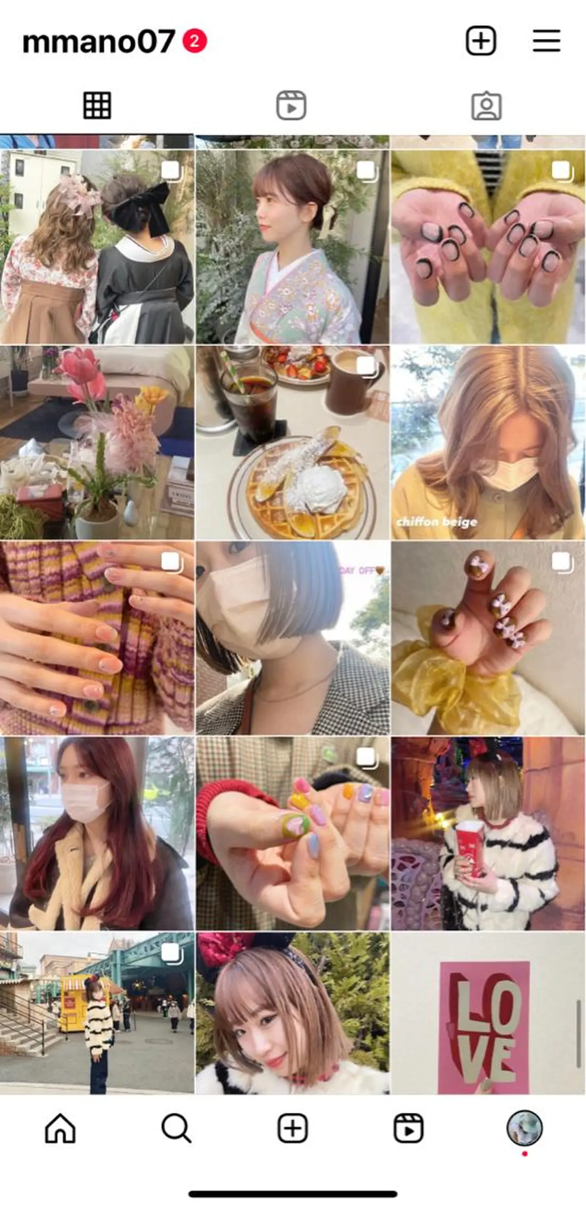 ネイル ヘアカラー ano ♡のヘアスタイル