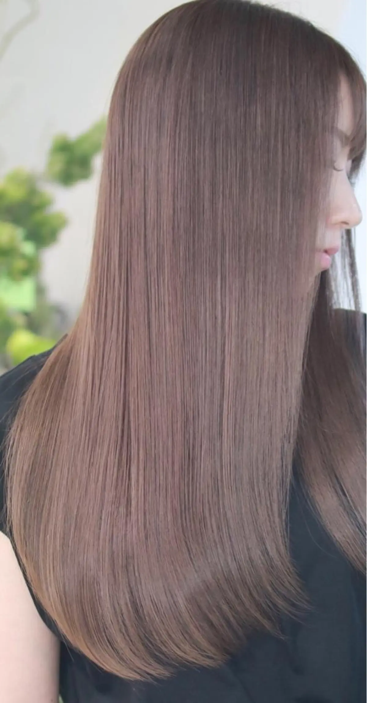 ミディアム カラー 髪質改善専門店 エイジングケアのヘアスタイル