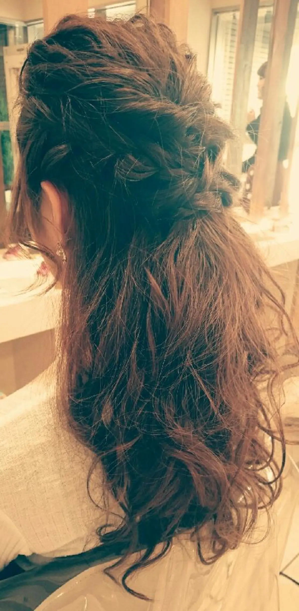 ヘアアレンジ ロング ハーフアップ ヘアセット/髪質改善 /カラー/TADOのヘアスタイル