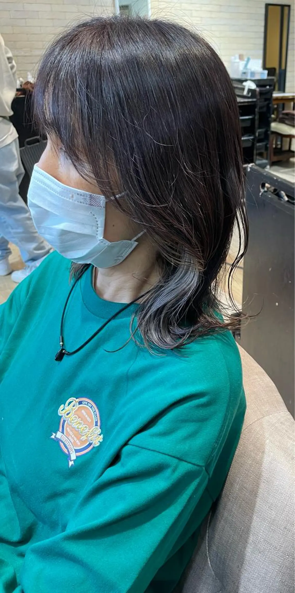 ミディアム 亀川蓮 Agu hairのヘアスタイル