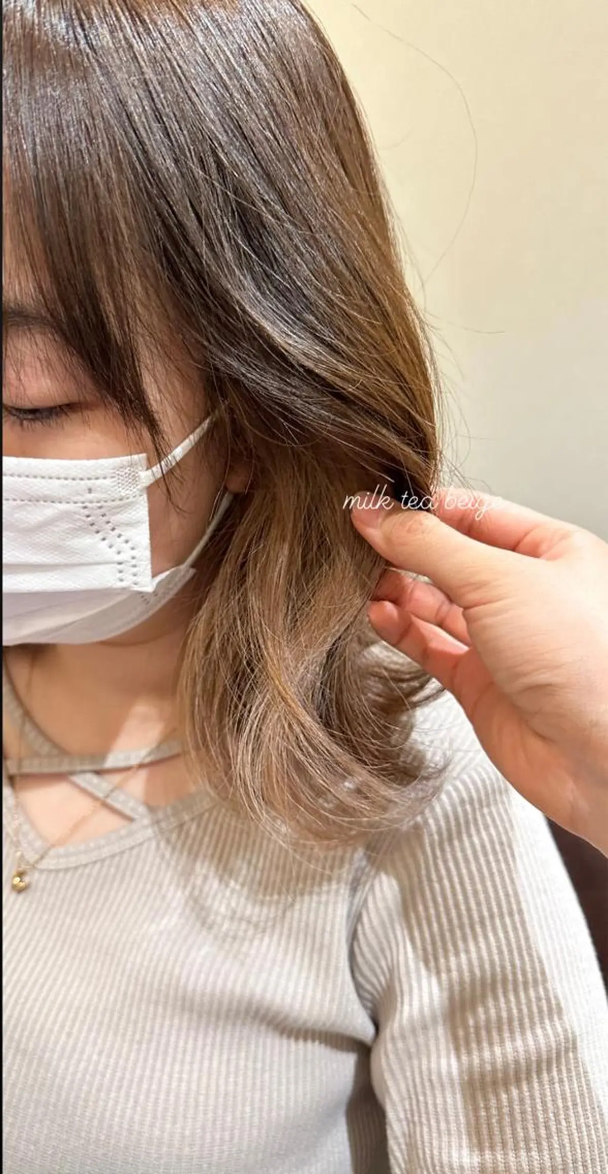 ミディアム watanabe .のヘアスタイル
