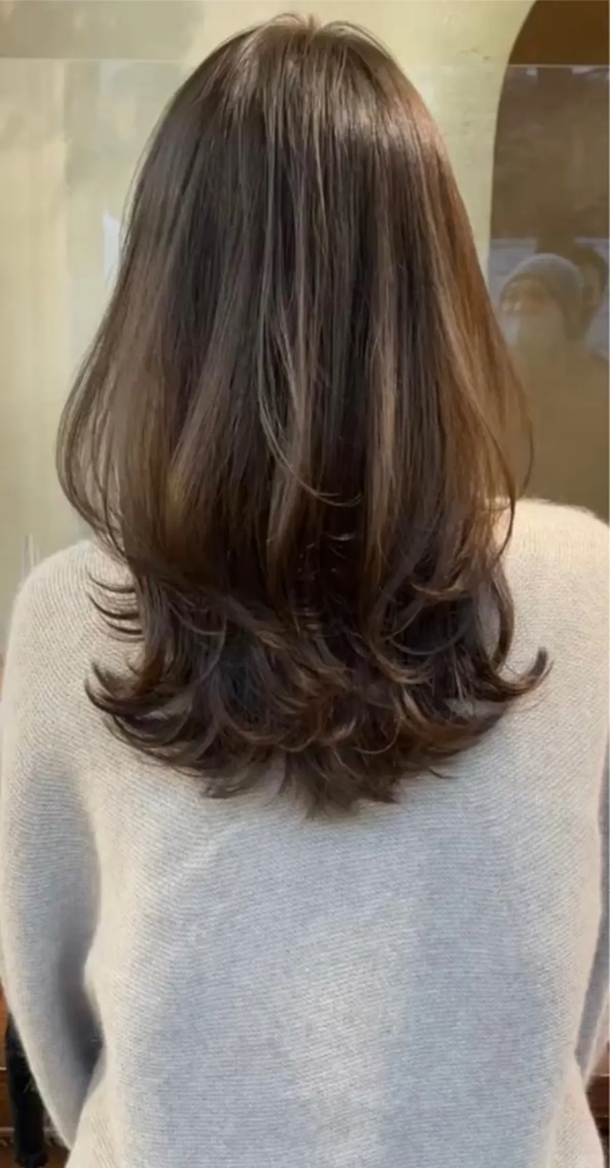 ロング 韓国風ヘア レイヤーカット 西梅田🌿髪質改善 井手　浩太朗のヘアスタイル