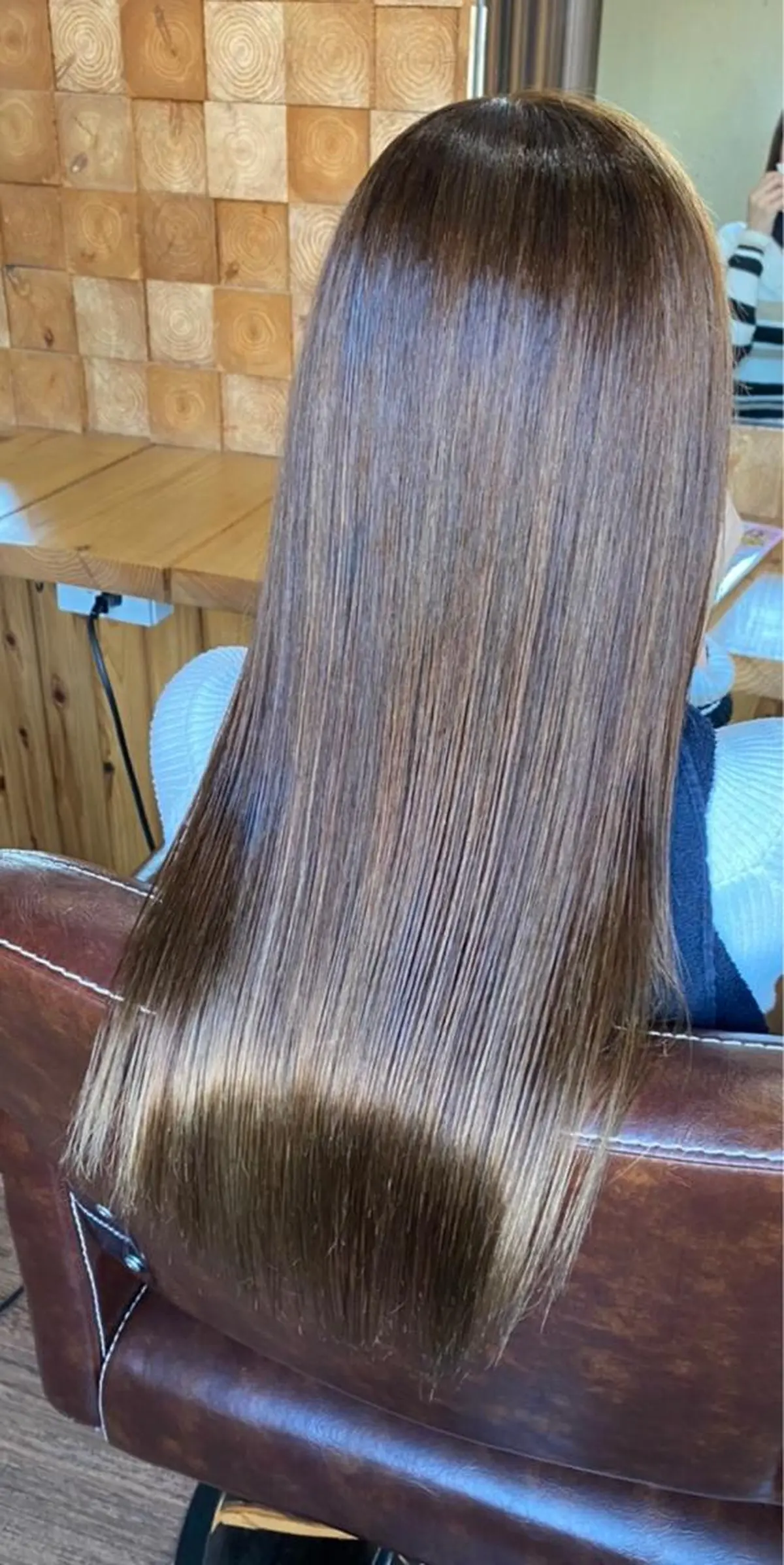 ロング カラー 縮毛矯正 トリートメント カット ヘアカラー トリートメント ルーキス やまざきのヘアスタイル