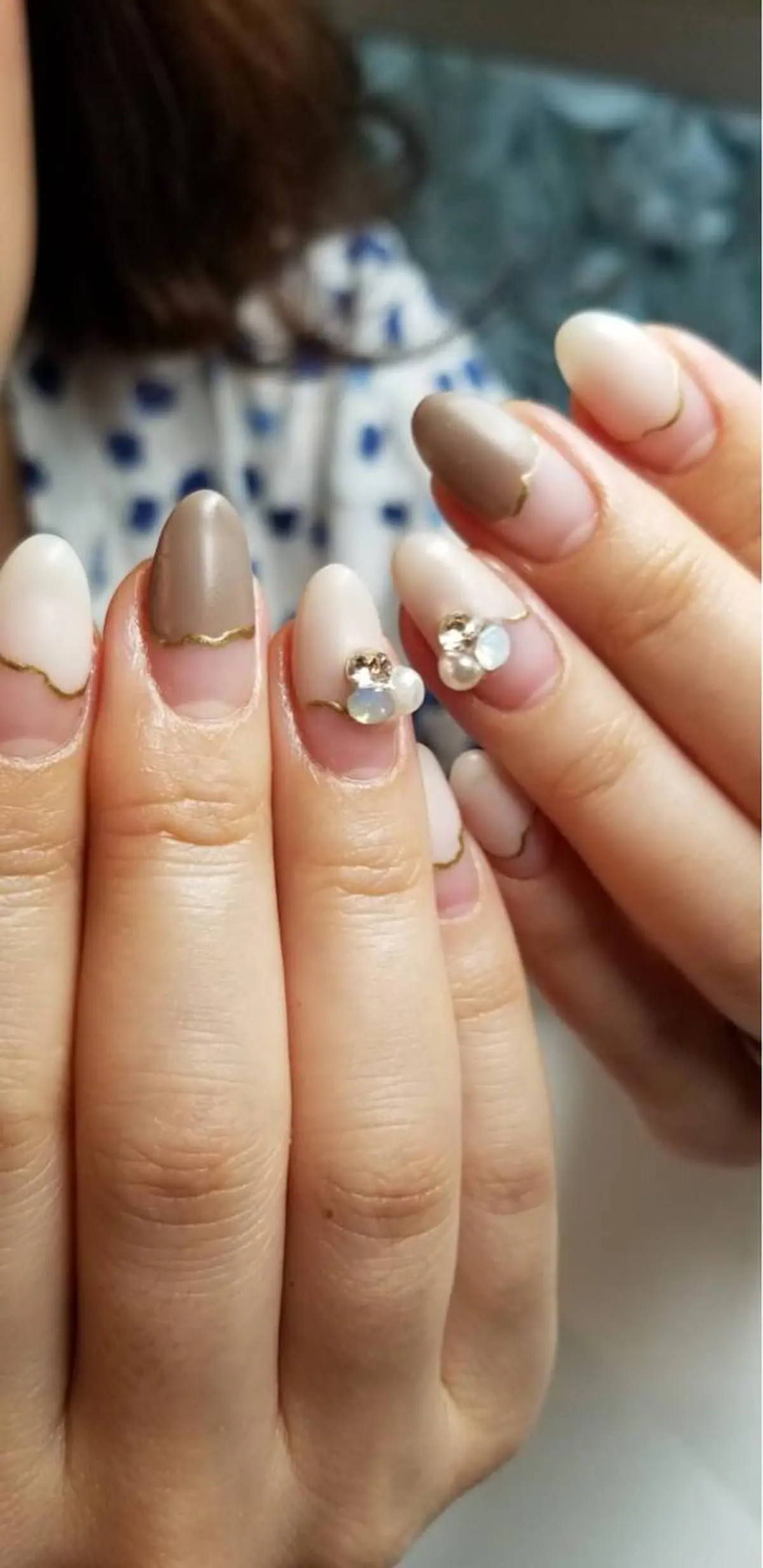 ネイル マットネイル ハンドネイル nail salon ily 武蔵新城のネイルデザイン