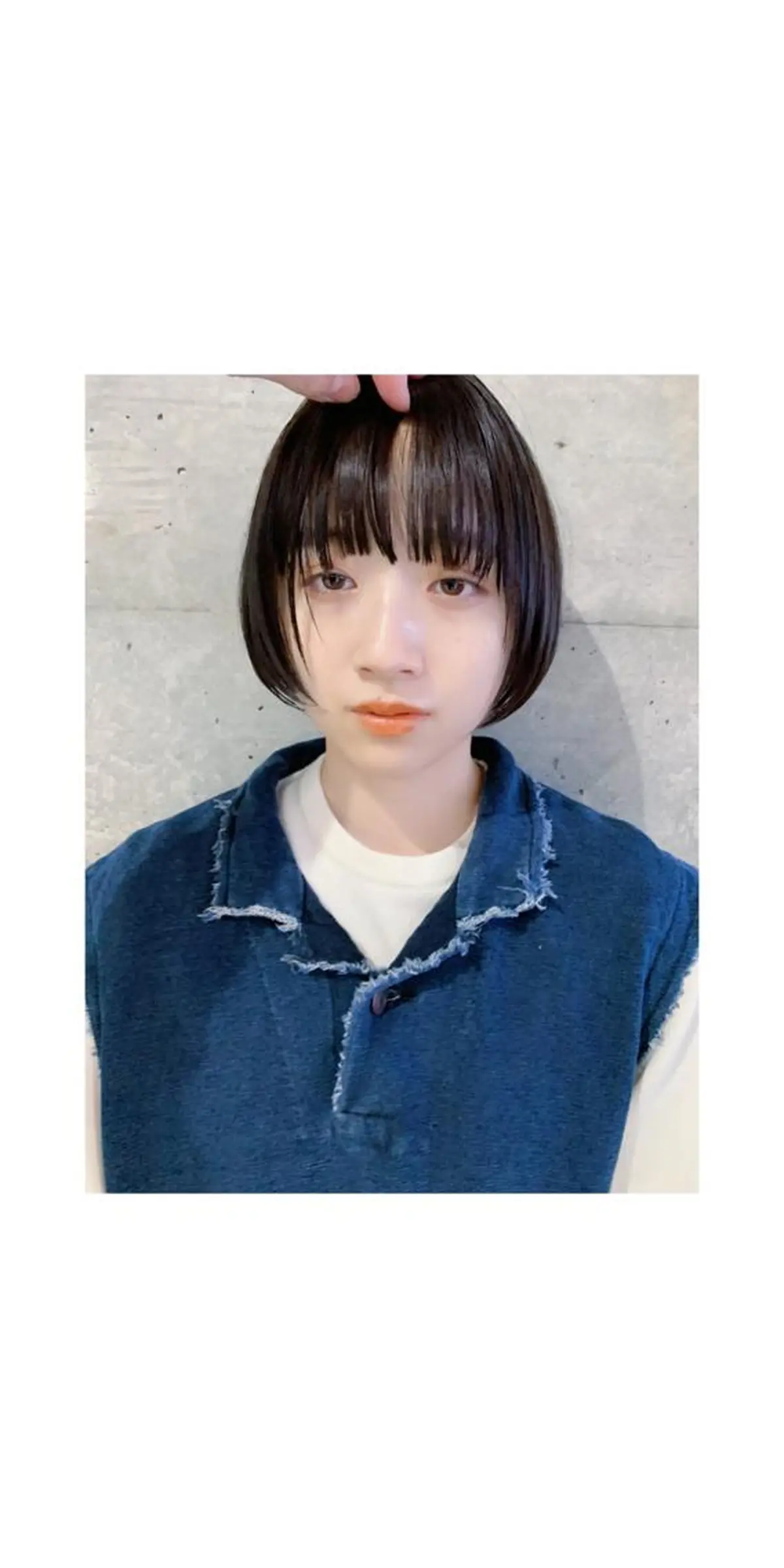 ショート ボブパーマコテ巻き風 パーマNo1深江秀平のヘアスタイル