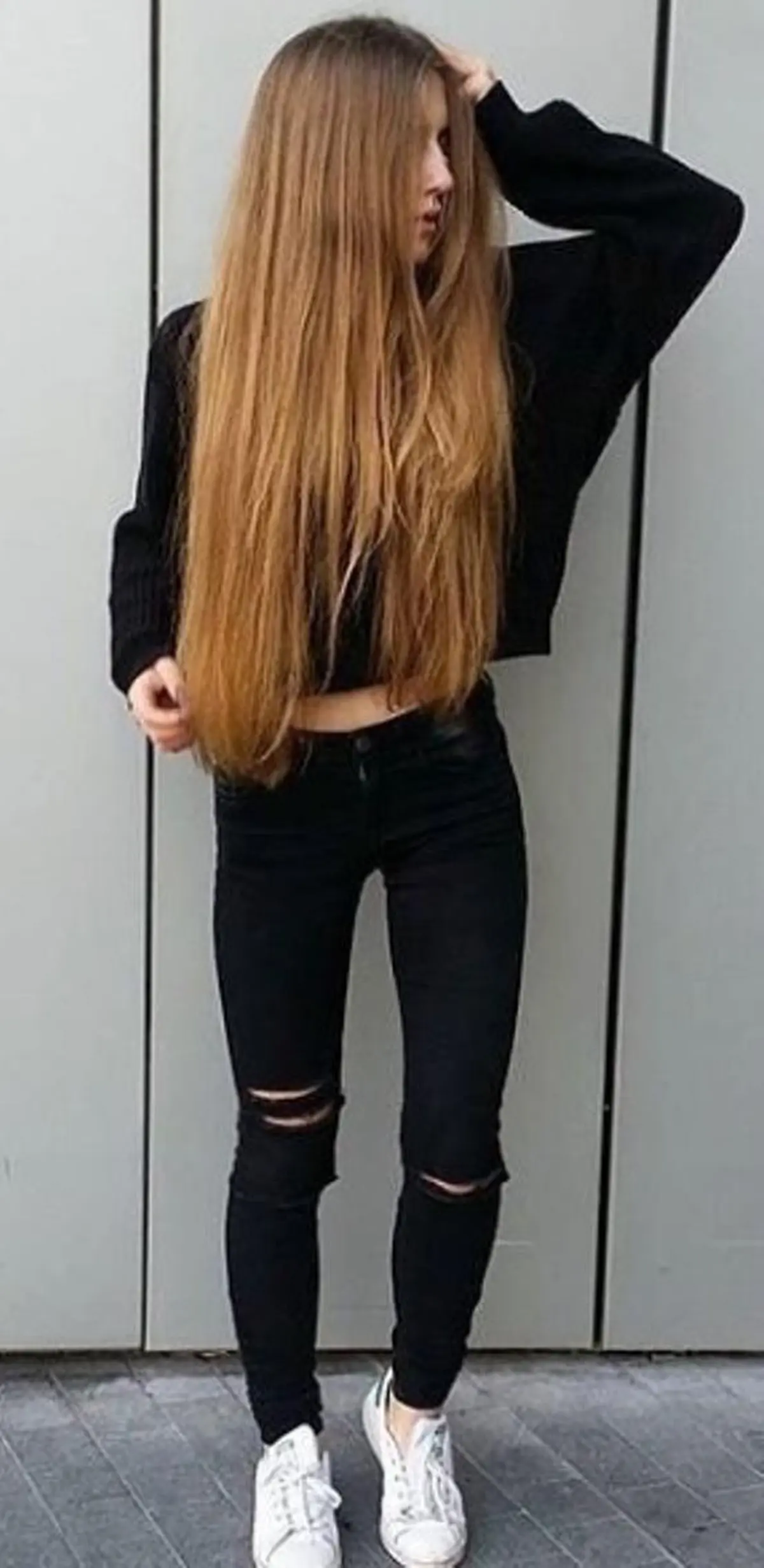 ロング カラー チビ編み込みエクステ シールEXどぅ〜すのヘアスタイル