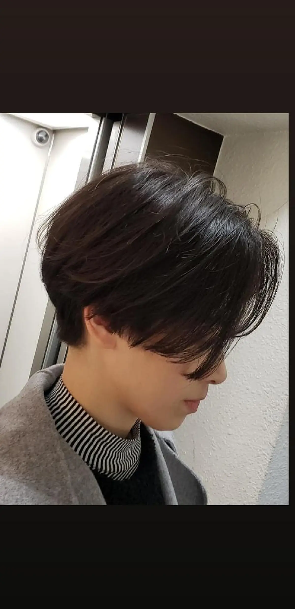 ショート ハンサムショート ショートヘア カット ヘアカラー トリートメント ioe三宮☀️ 髪質改善　梅澤健之のヘアスタイル