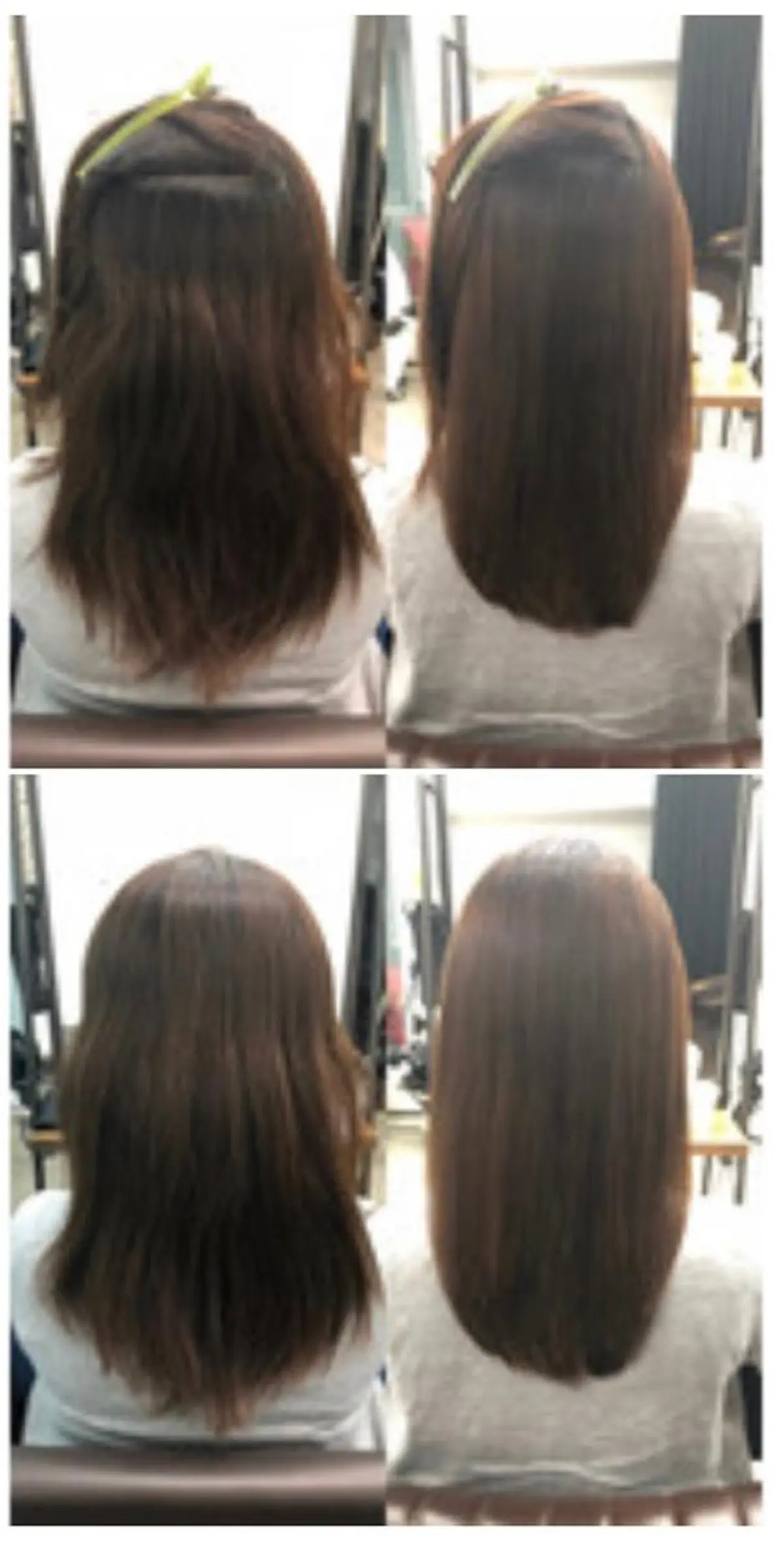 セミロング カット 縮毛矯正 トリートメント 鈴木 一貴のヘアスタイル