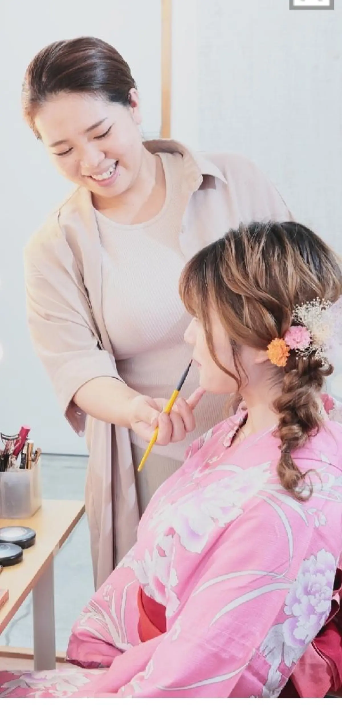 アイブロウ ヘアセット Rarely  beautyのヘアスタイル