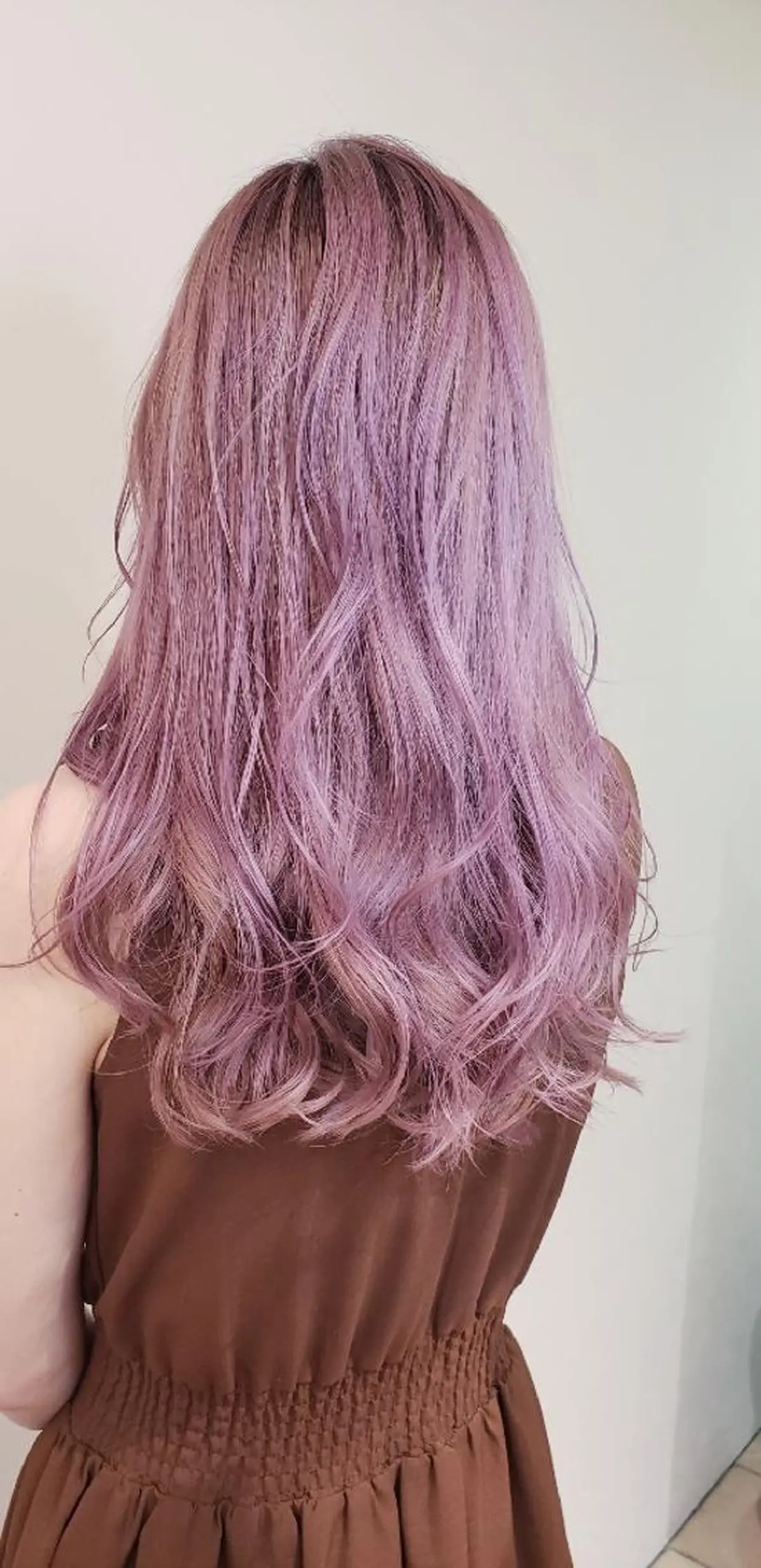 セミロング カラー ピンクカラー 【髪質改善美容師】t occa茨木篠原健太のヘアスタイル