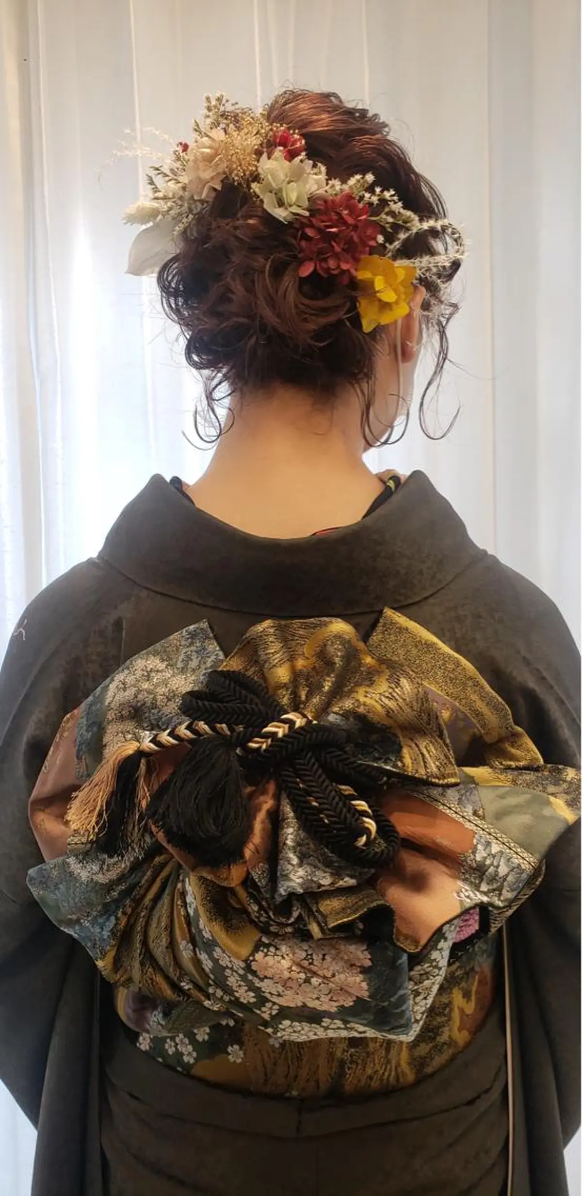 ミディアム ヘアアレンジ 着付け arrow🖤 もえみのヘアスタイル