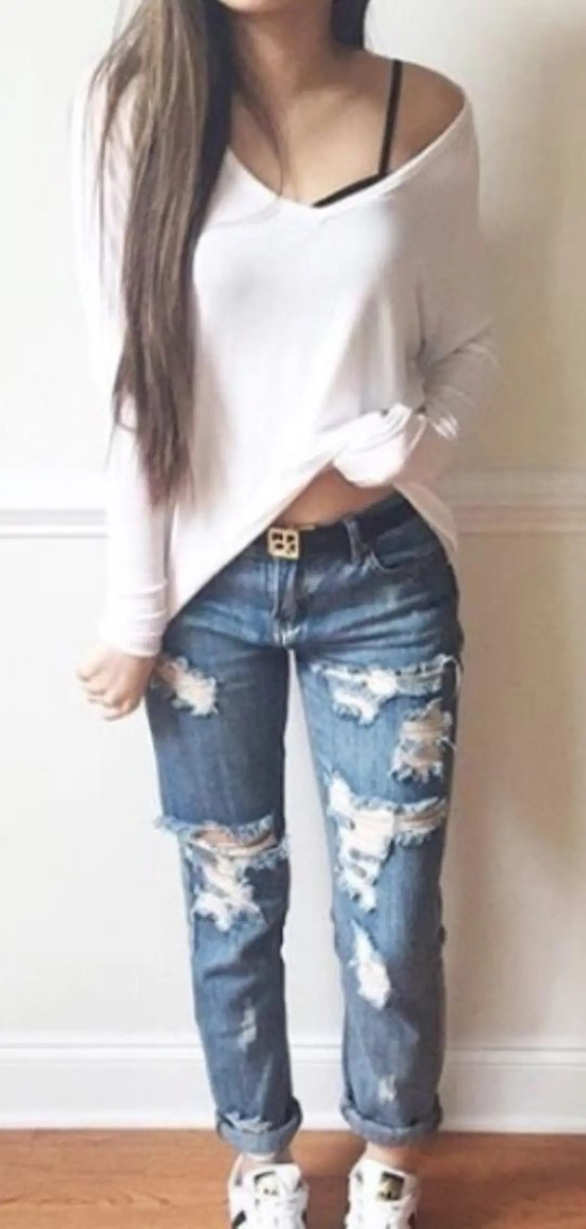 セミロング カラー パーマ チビ編み込みエクステ シールEXどぅ〜すのヘアスタイル