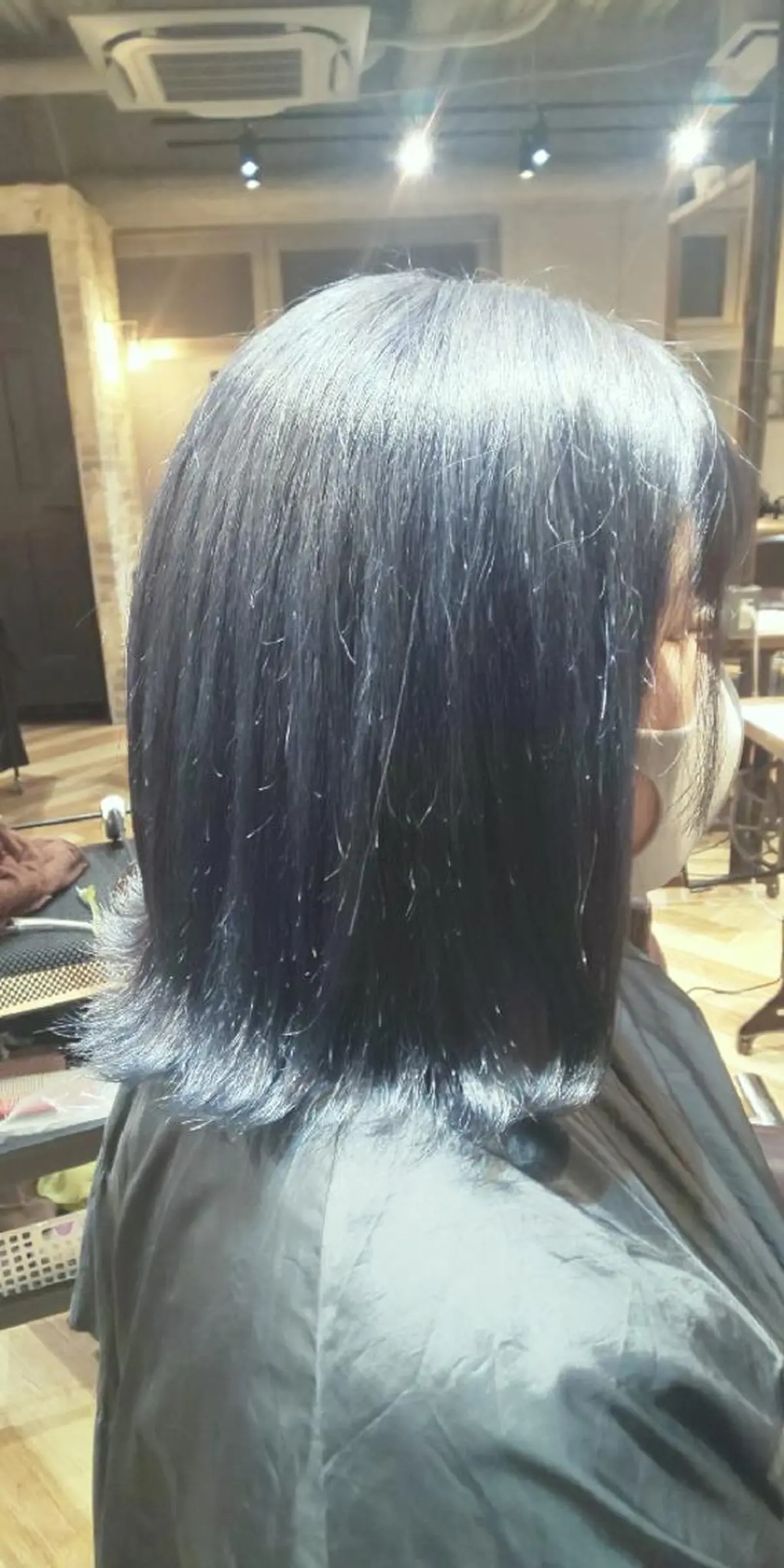 ミディアム カラー ミディアムパーマ アディクシーカラー バレイヤージュ ベージュカラー ブリーチ TOCCA HARUKA のヘアスタイル