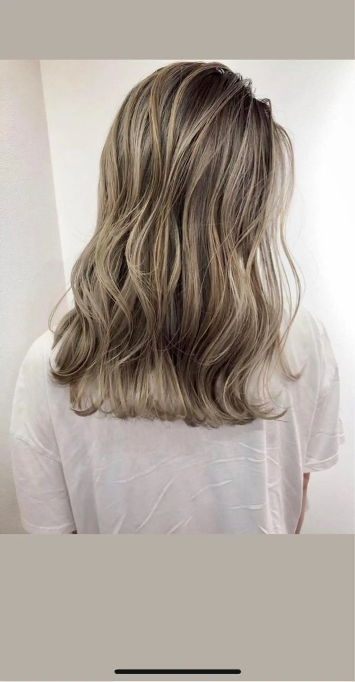 ミディアム カラー 阿見 大成のヘアスタイル