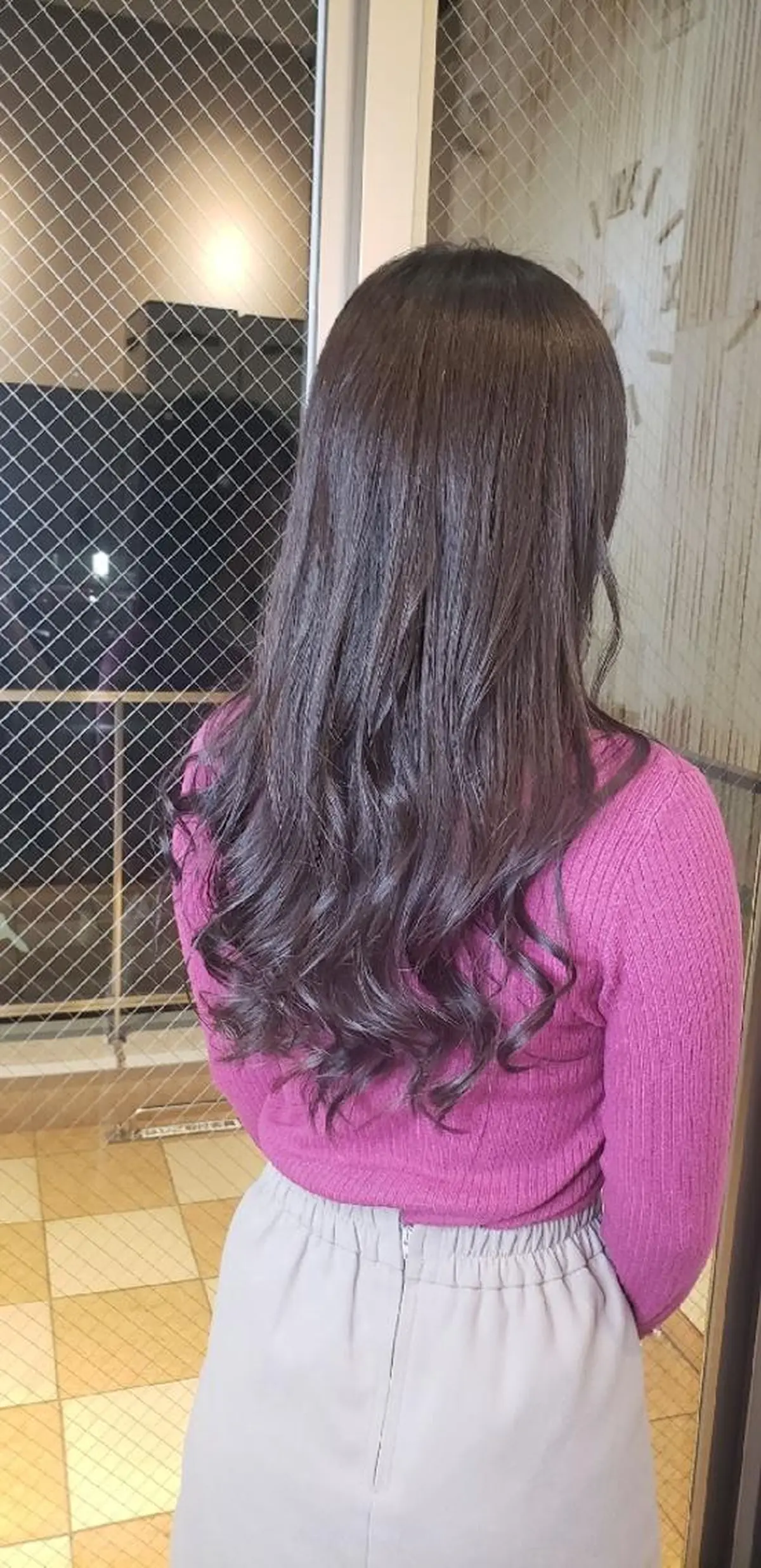 ロング カラー ラベンダーカラー あかね☆ヘアアレンジ /ボブ/縮毛矯正のヘアスタイル