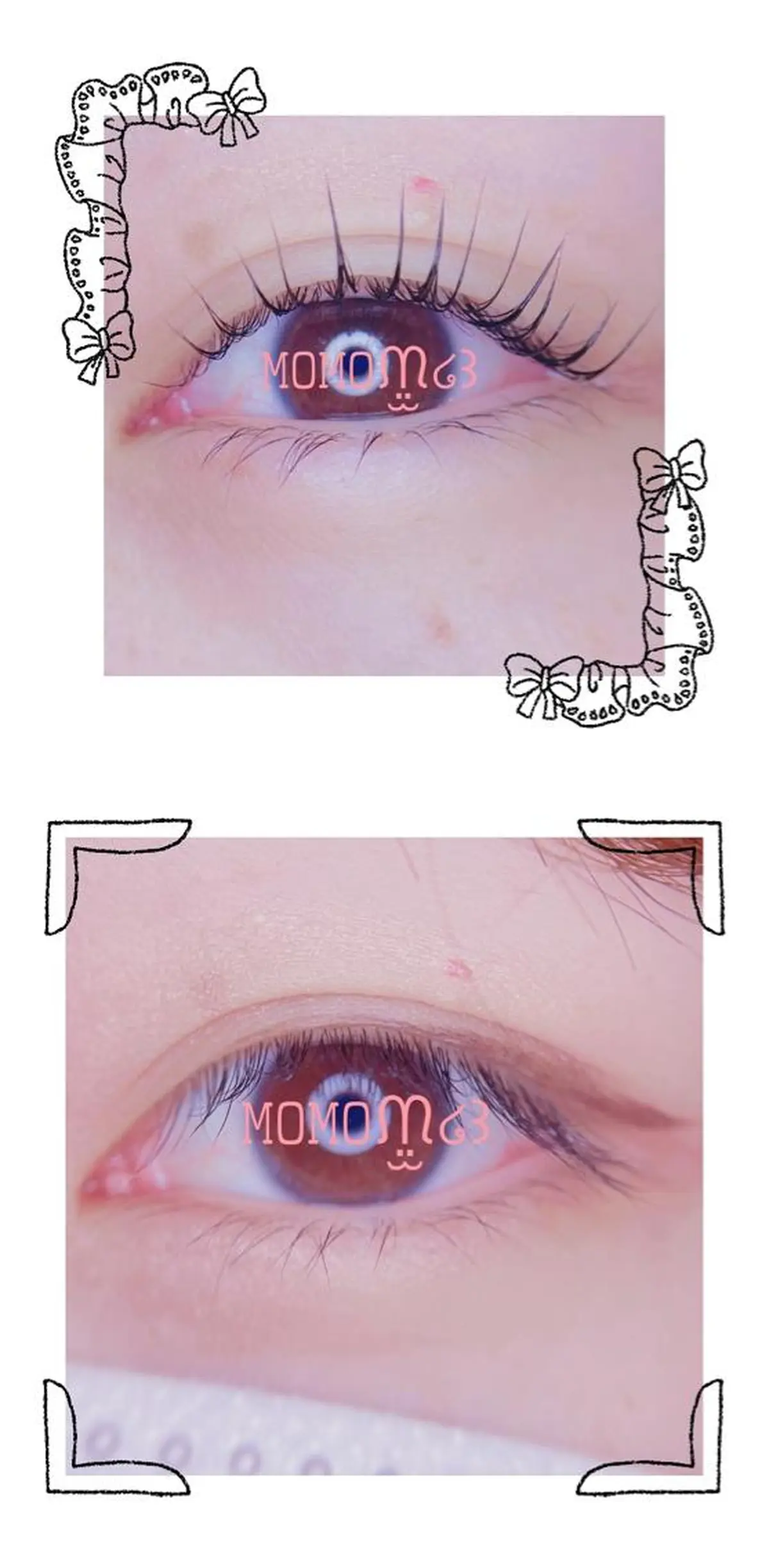 マツエク・マツパ フラットラッシュ ナチュラル パリジェンヌラッシュリフト 下まつげエクステ 一重×まつ毛パーマ モテデザインのプロ モモ🍑のマツエク・マツパデザイン