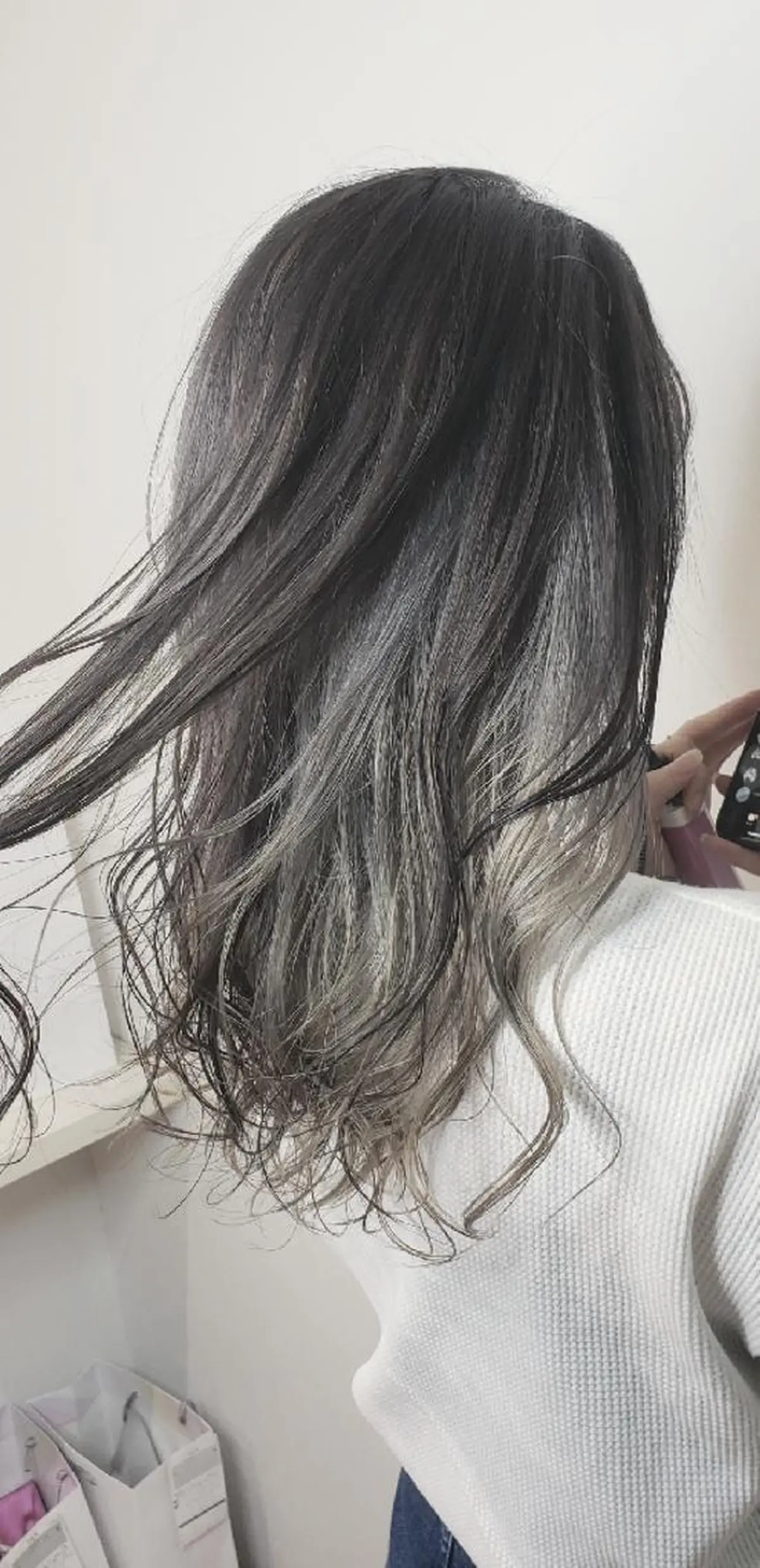 ミディアム カラー ヘアアレンジ インナーカラー 【髪質改善美容師】t occa茨木篠原健太のヘアスタイル