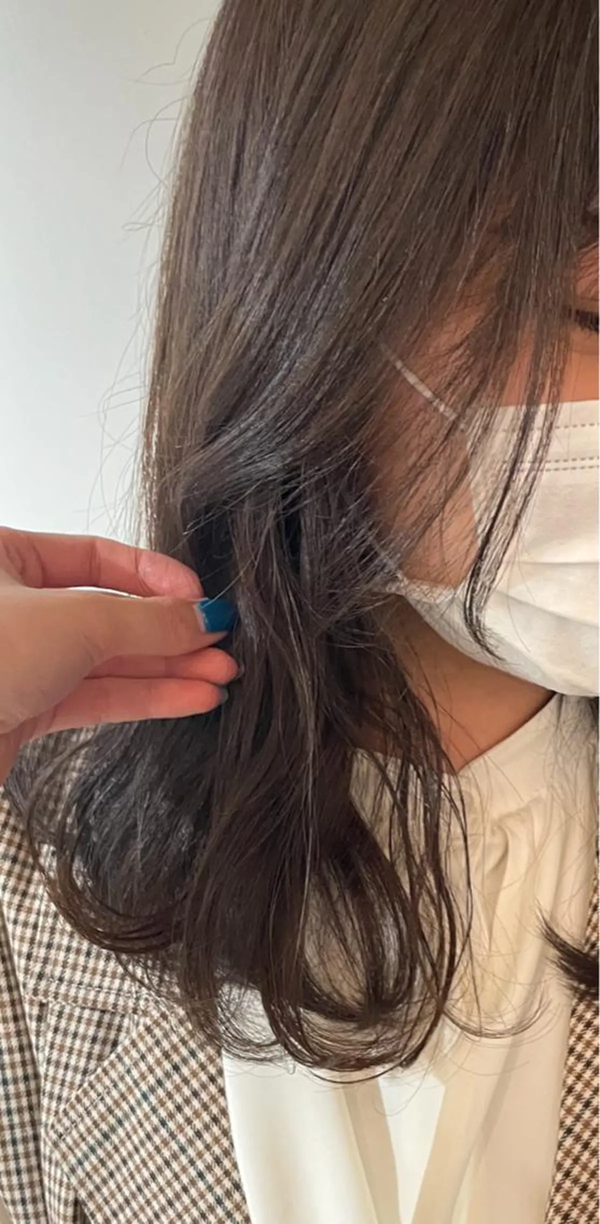 ミディアム カラー 透明感カラー chiharu ボブ/レイヤーのヘアスタイル