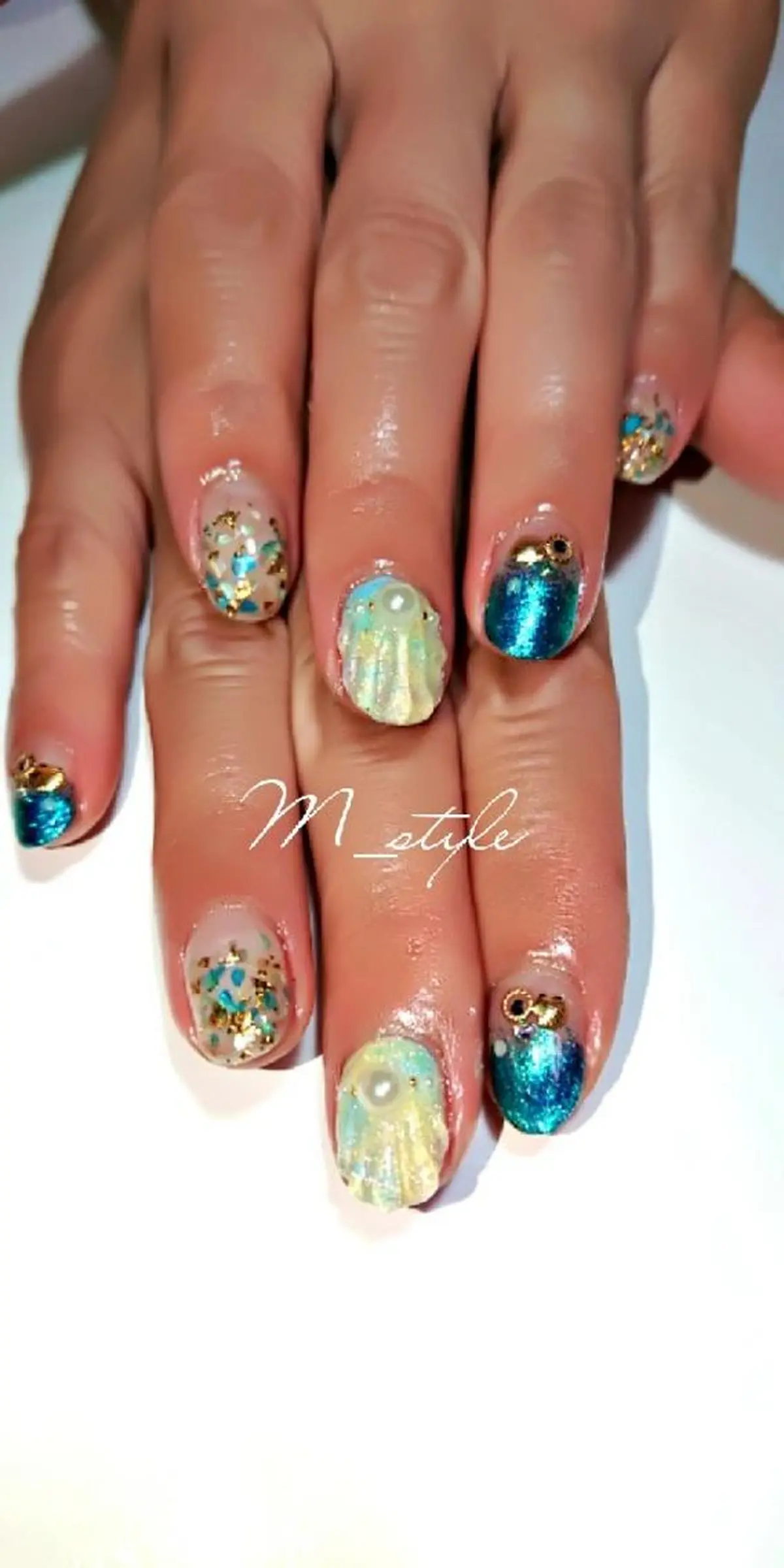 ネイル 下妻市ﾈｲﾙｻﾛﾝ M_styleのネイルデザイン