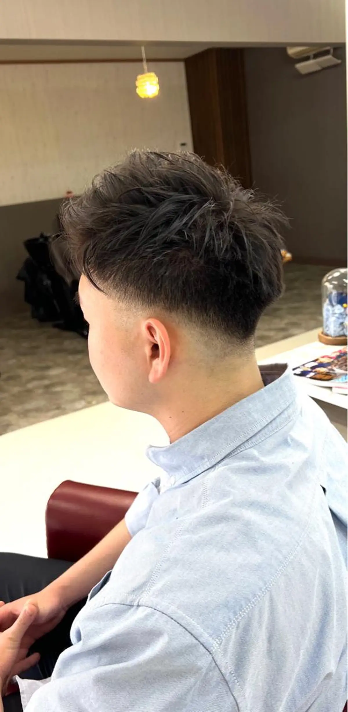 ショート メンズ フェードカット KEN 🌟のヘアスタイル