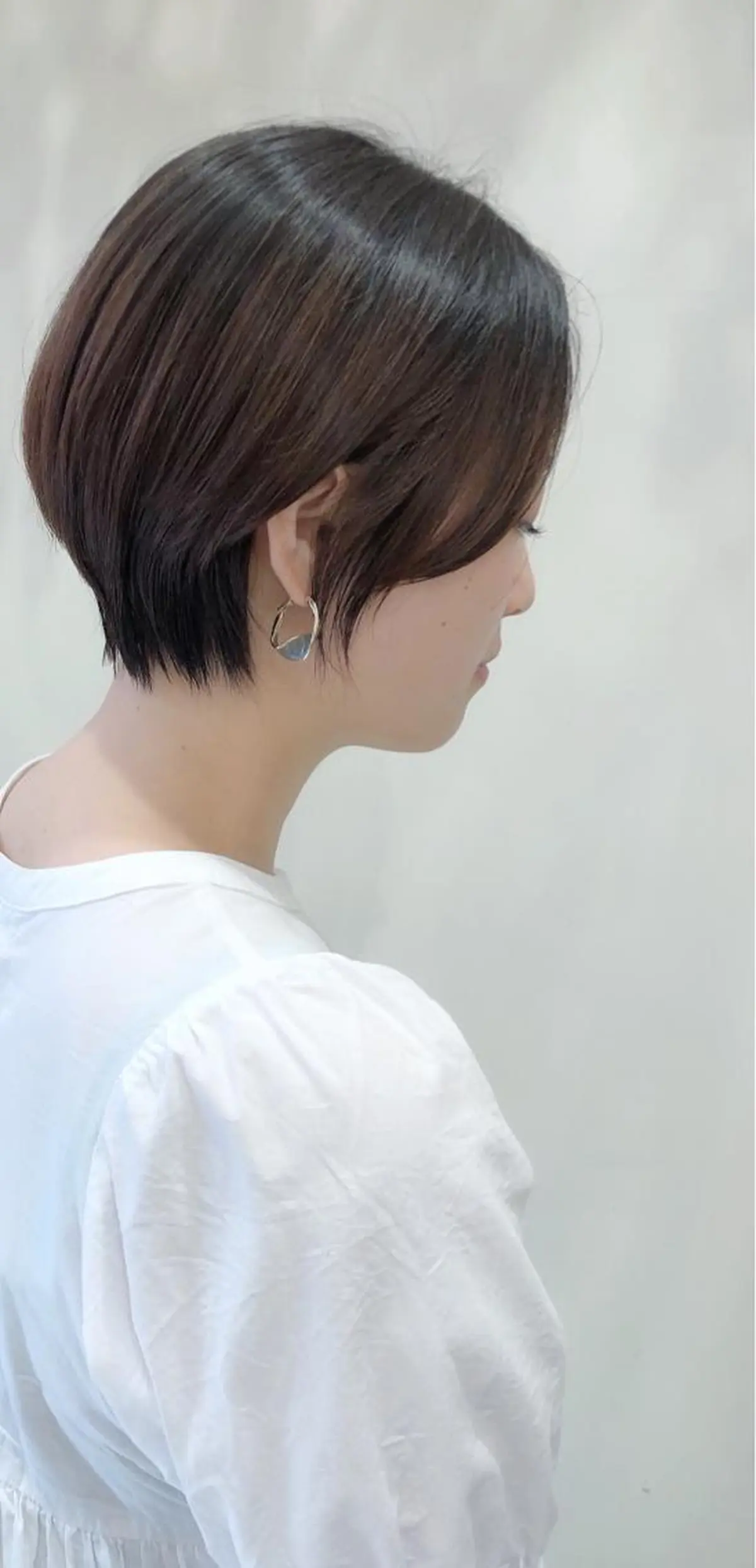 ショート カラー 丸みショート ショートヘア 安藤 明日翔のヘアスタイル