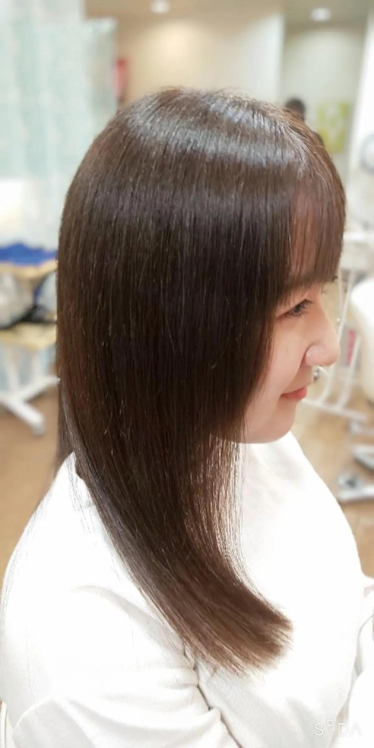 セミロング ヘアカラー 縮毛矯正 石原 生太  のヘアスタイル