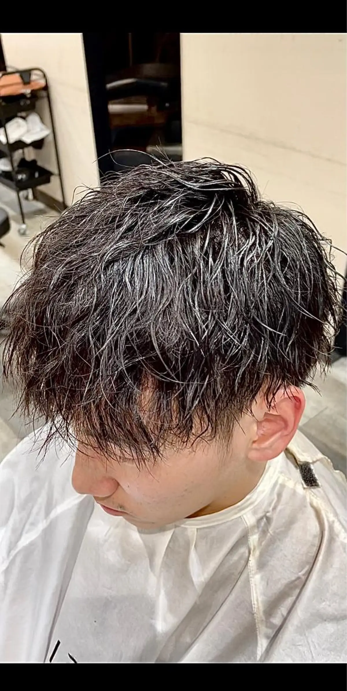 メンズ カット パーマ メンズパーマ特化 山﨑　歩のヘアスタイル