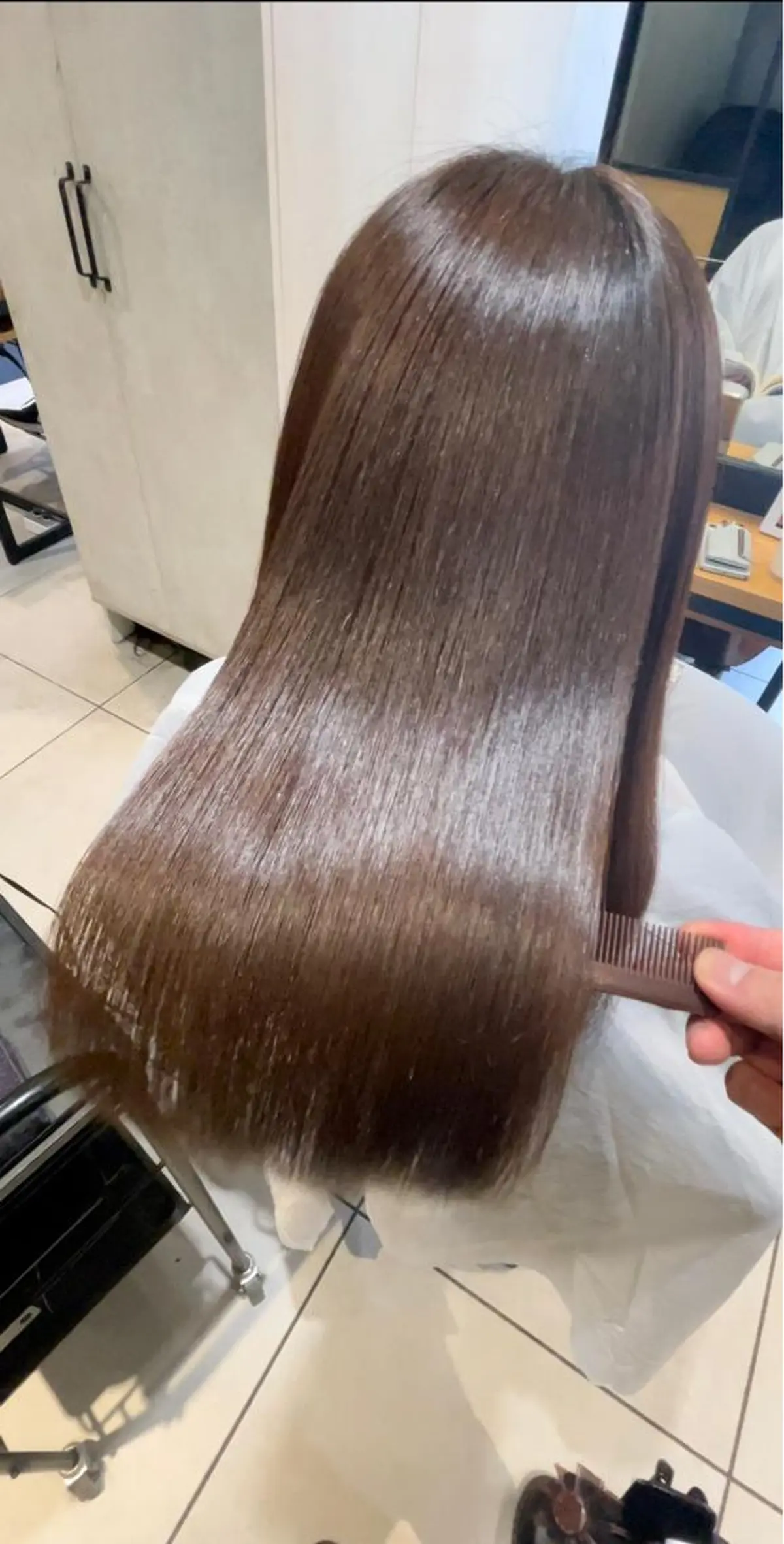 ロング カット 縮毛矯正 トリートメント 🌿earth亀有店 【緑髪のノブ】🌿のヘアスタイル